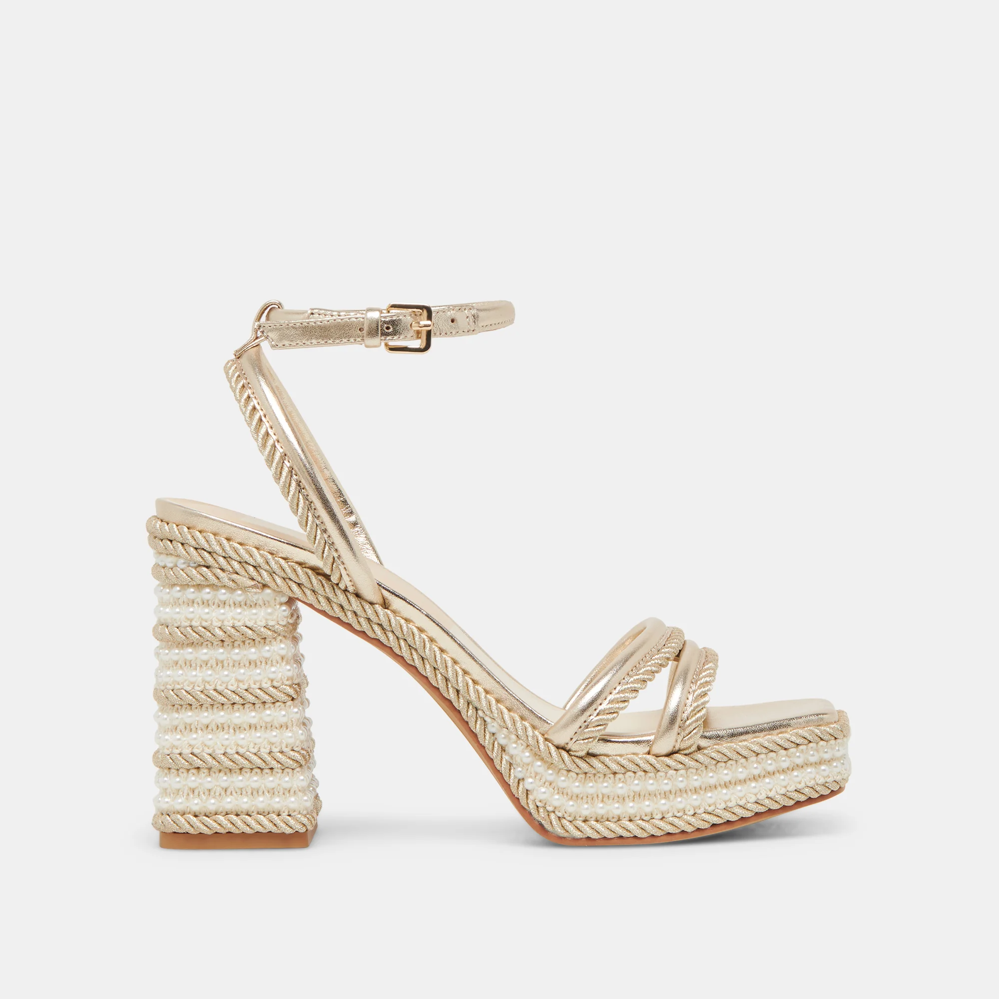 AGNES PEARL PLATINUM LEATHER