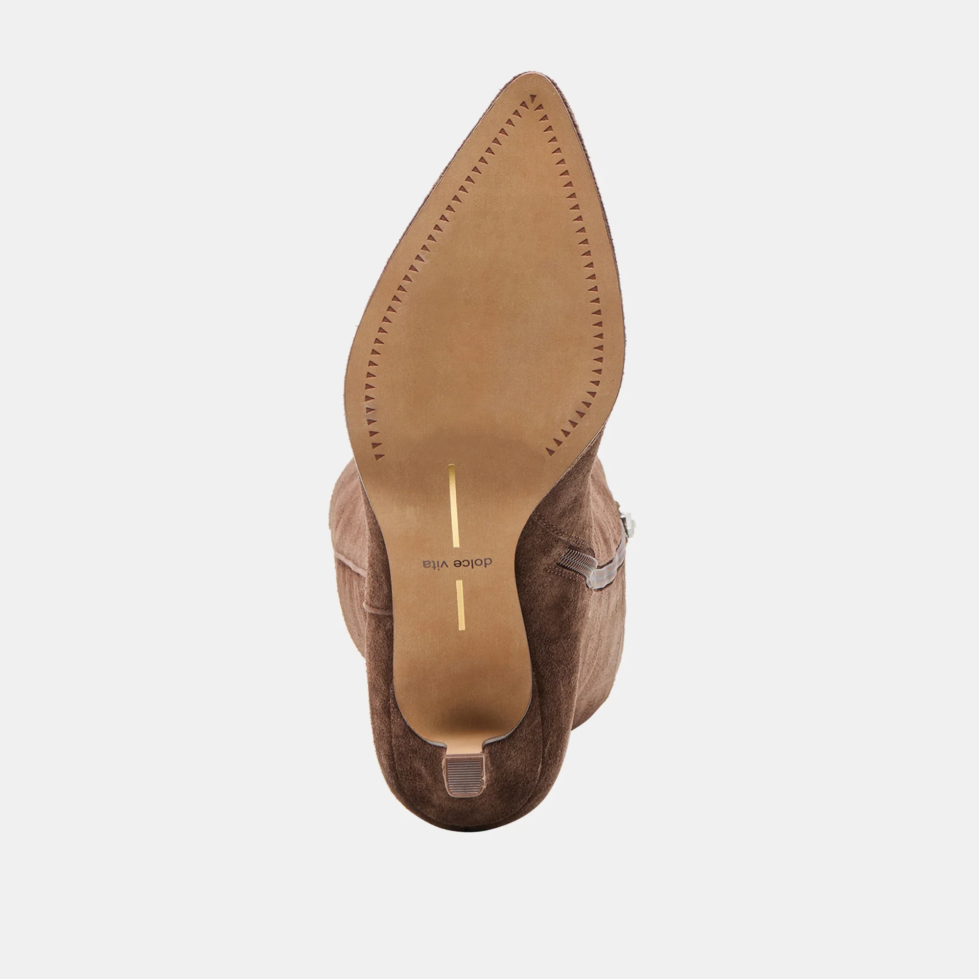 ALDY WIDE CALF DARK BROWN SUEDE - Image 11
