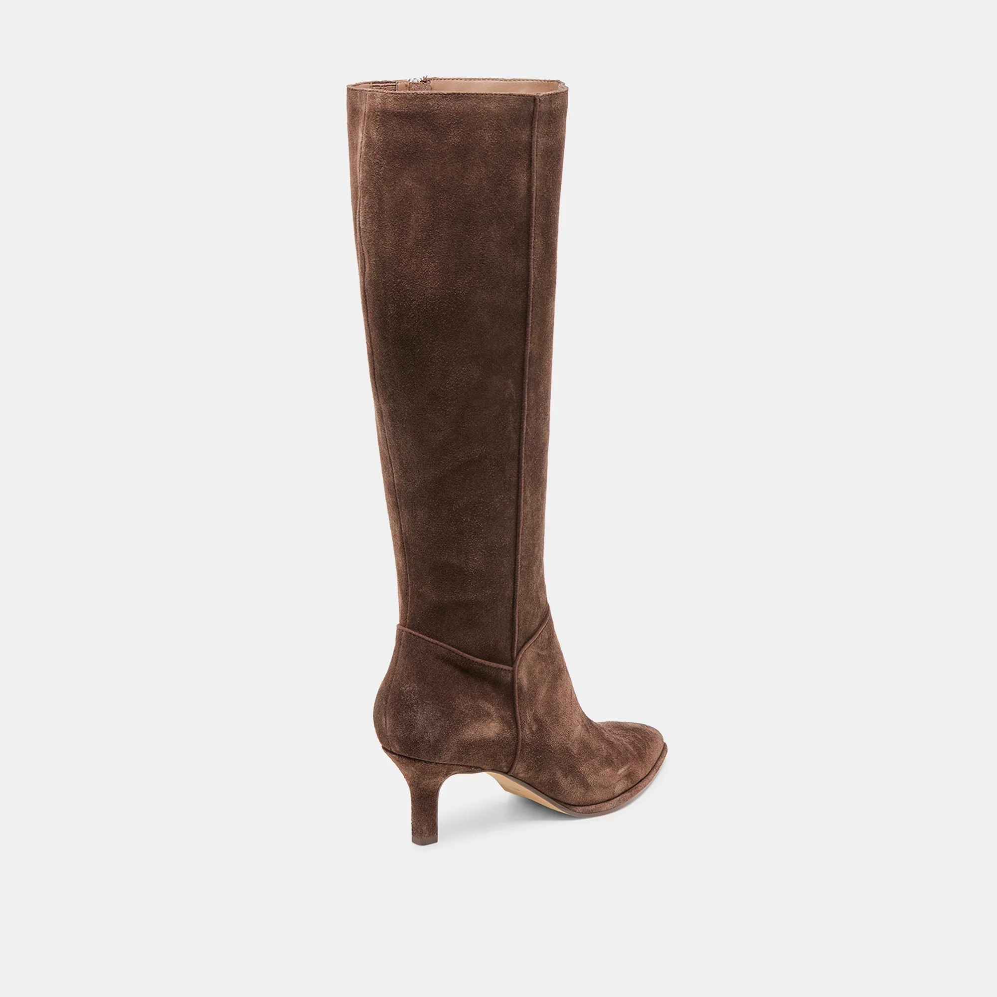 ALDY WIDE CALF DARK BROWN SUEDE - Image 3