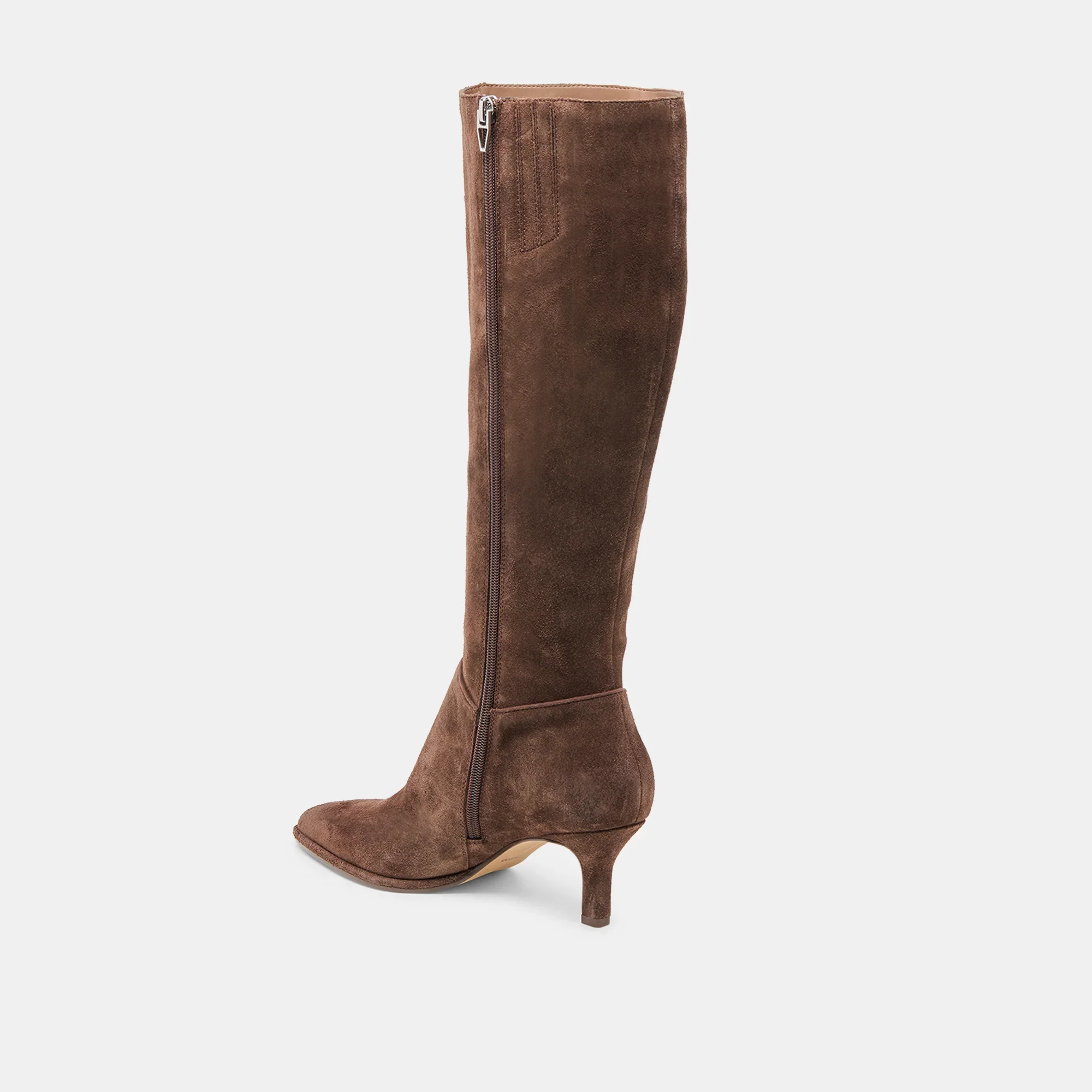 ALDY WIDE CALF DARK BROWN SUEDE - Image 5