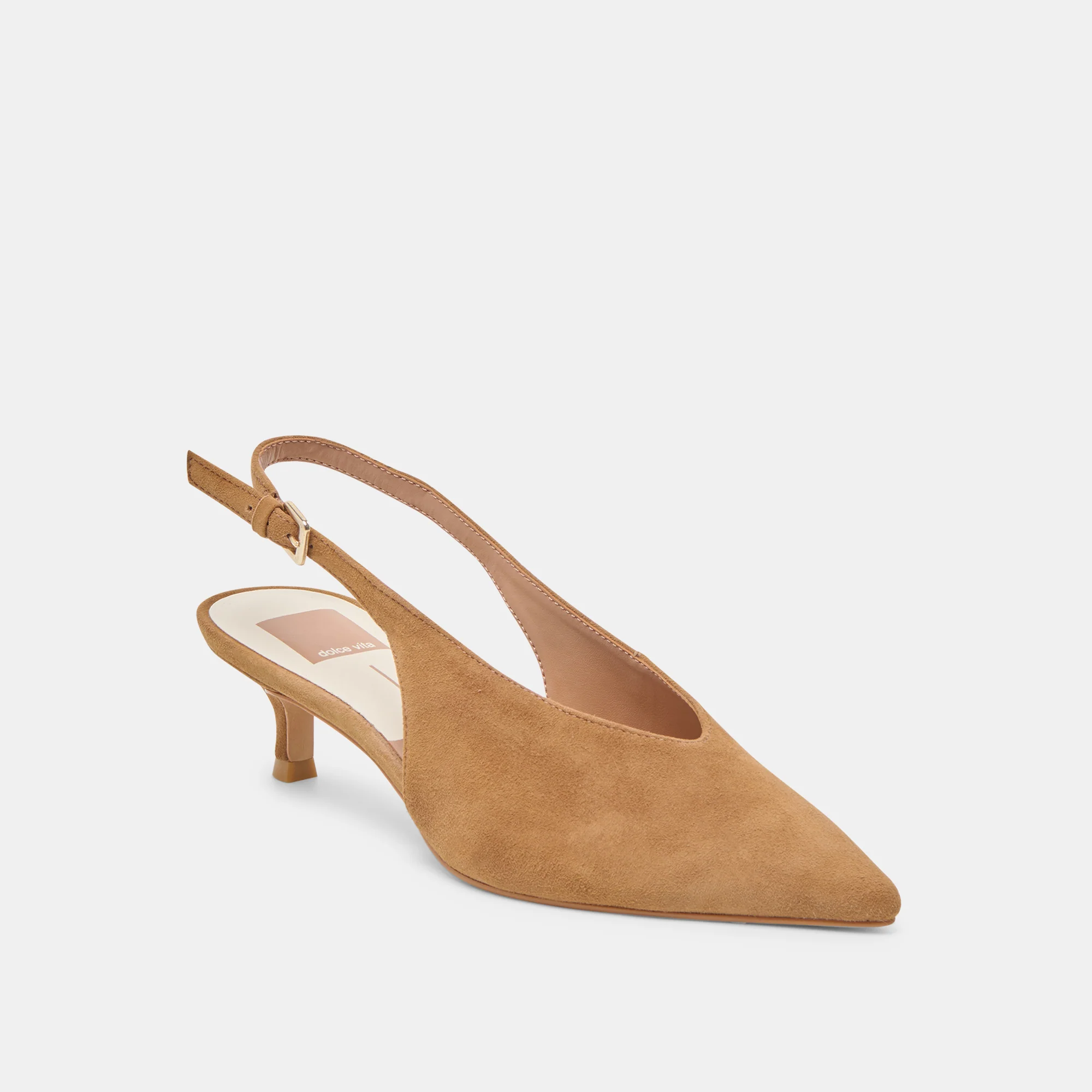ALENNA LIGHT BROWN SUEDE - Image 3