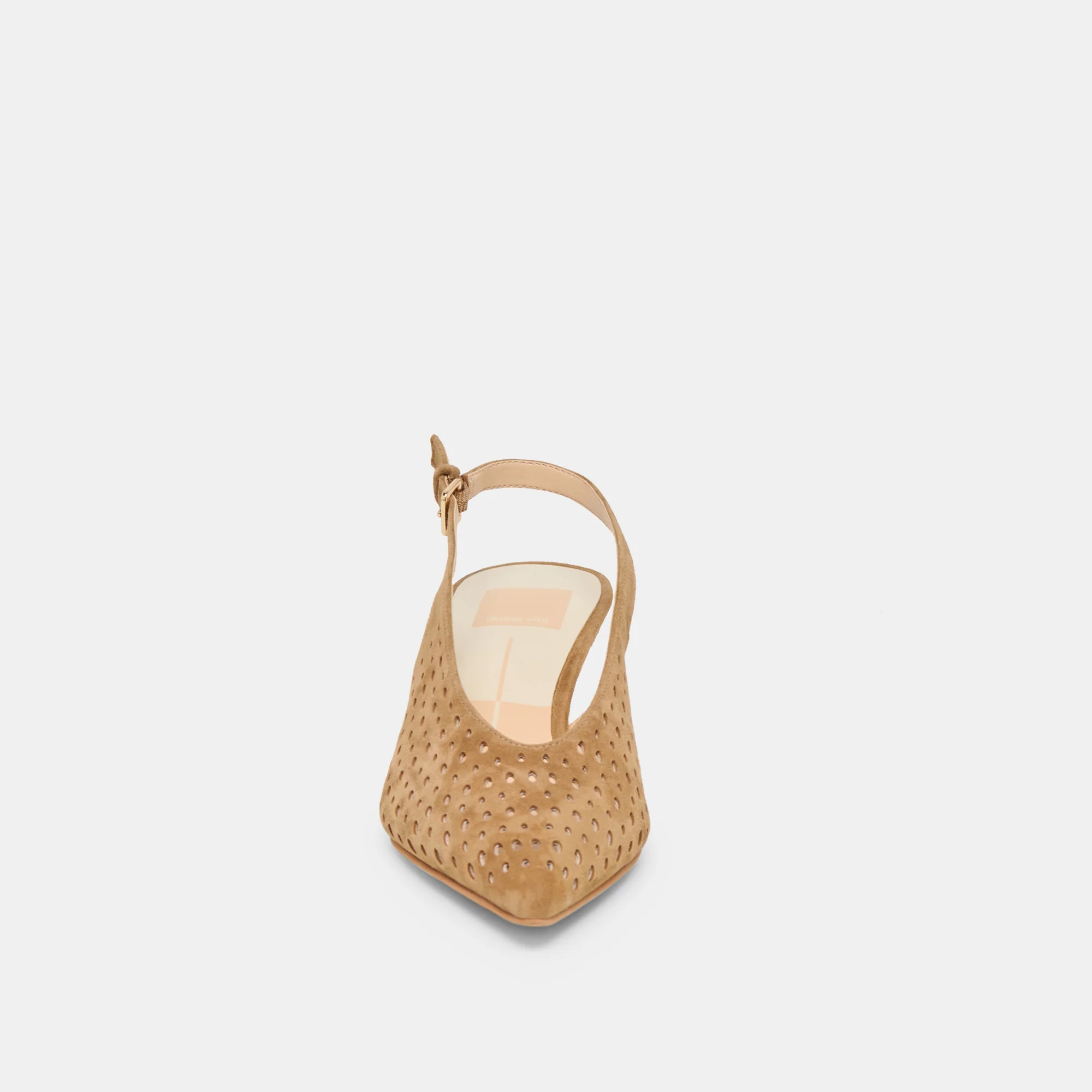 ALENNA PERF LIGHT BROWN SUEDE - Image 6