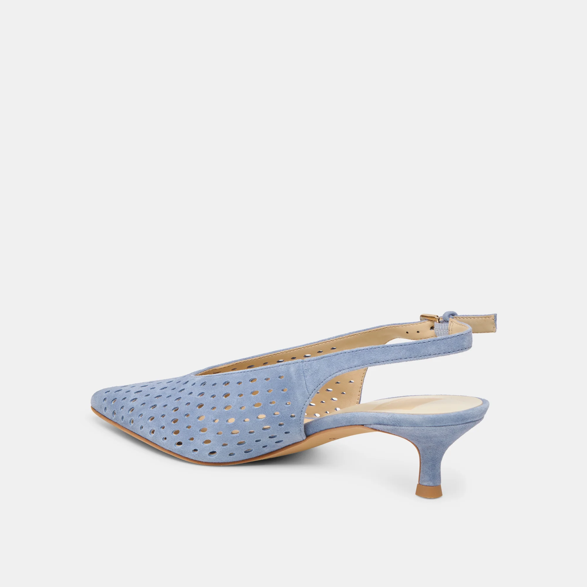 ALENNA PERF PERIWINKLE SUEDE - Image 5