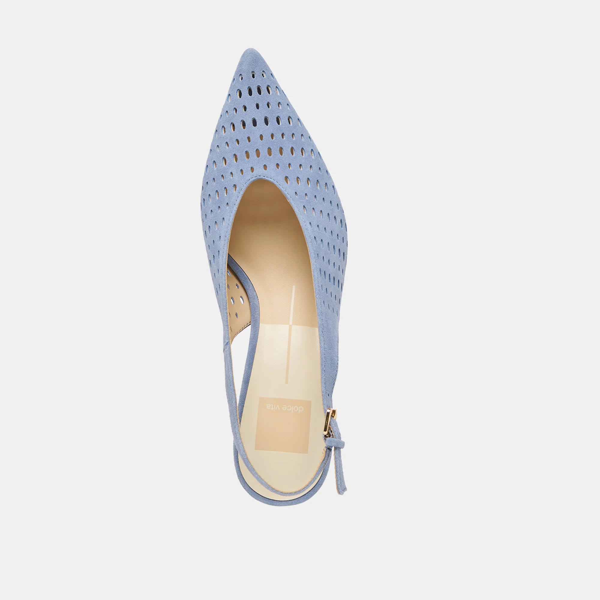 ALENNA PERF PERIWINKLE SUEDE - Image 8