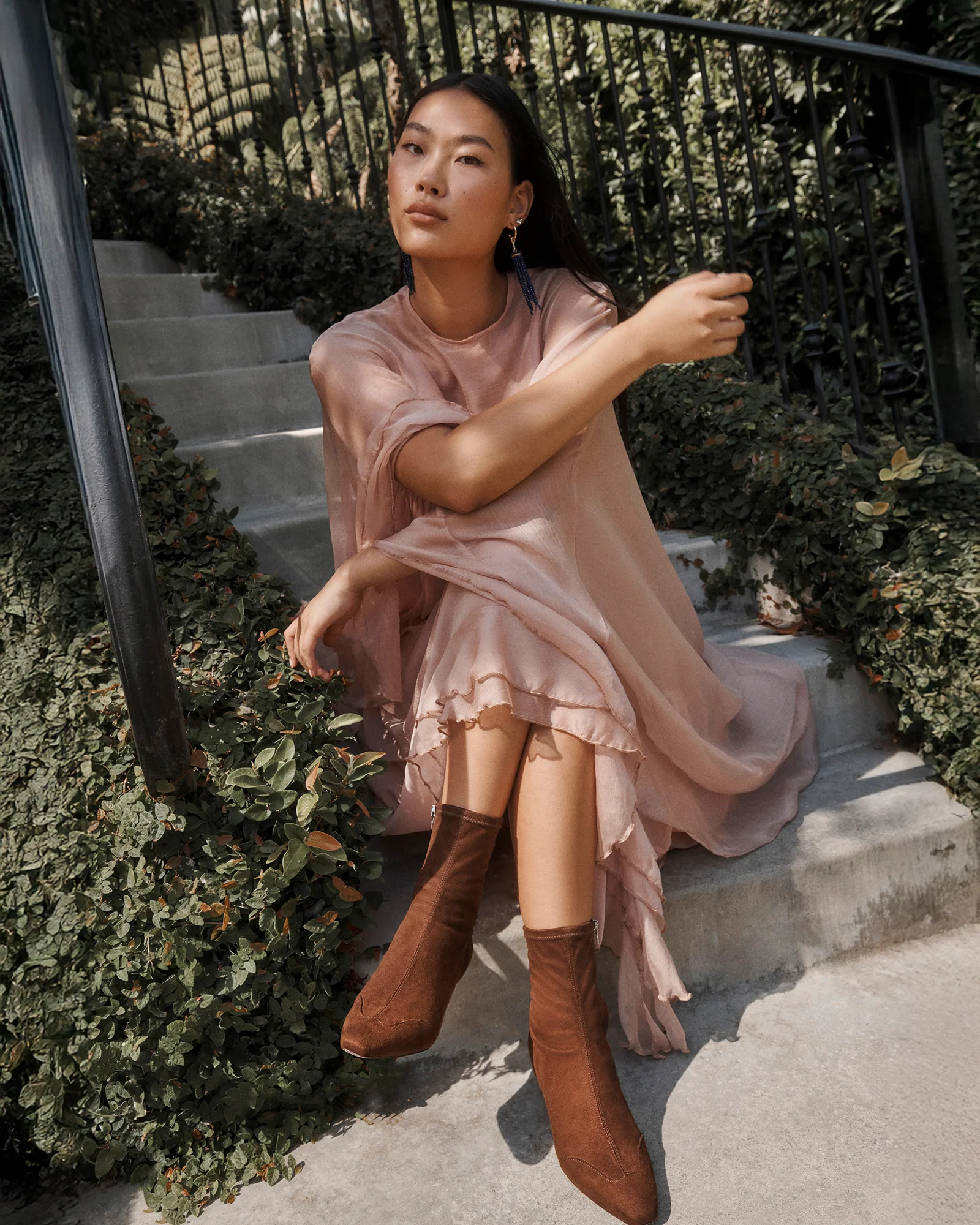 ANIKA DARK BROWN SUEDE - Image 8