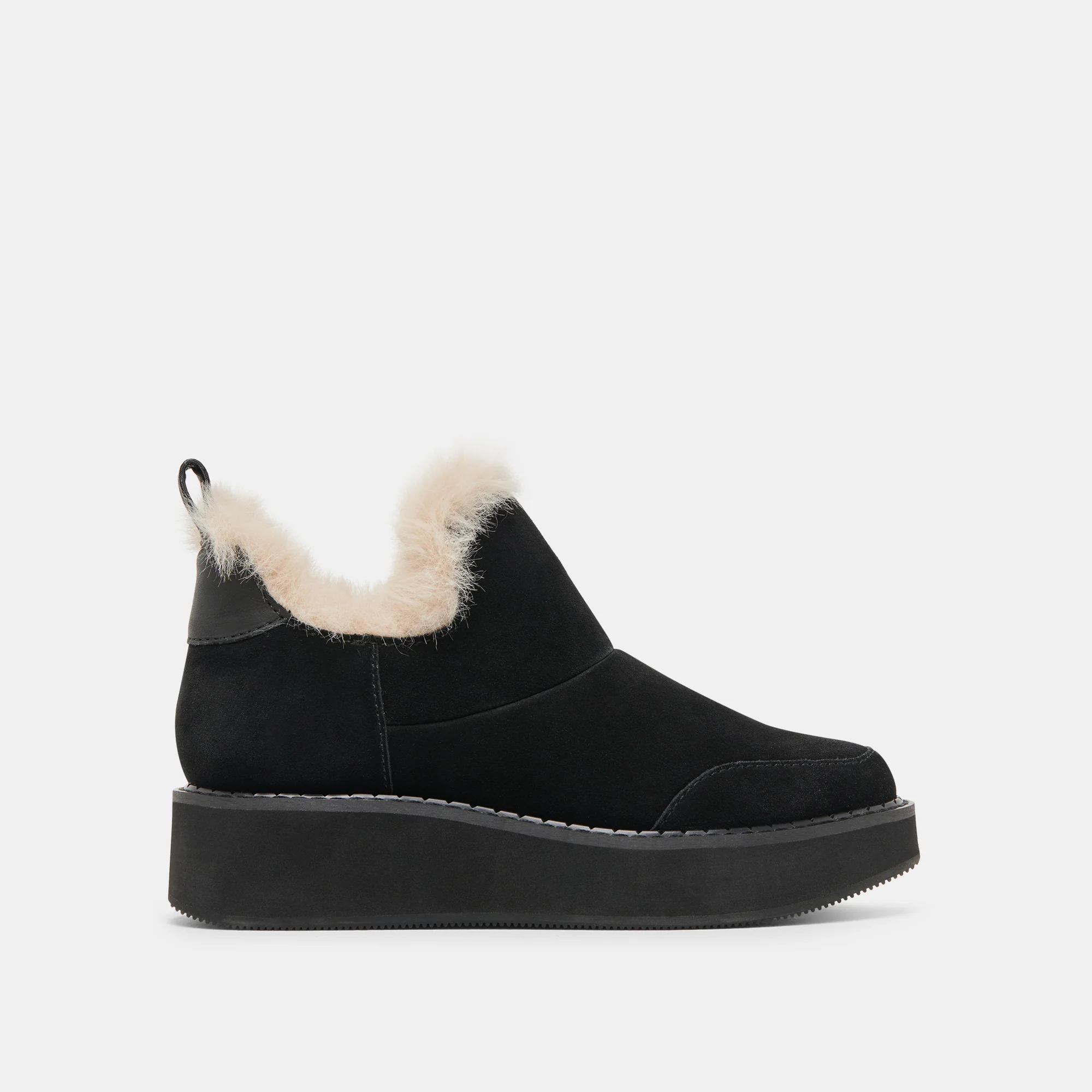 ARDY PLUSH BLACK SUEDE
