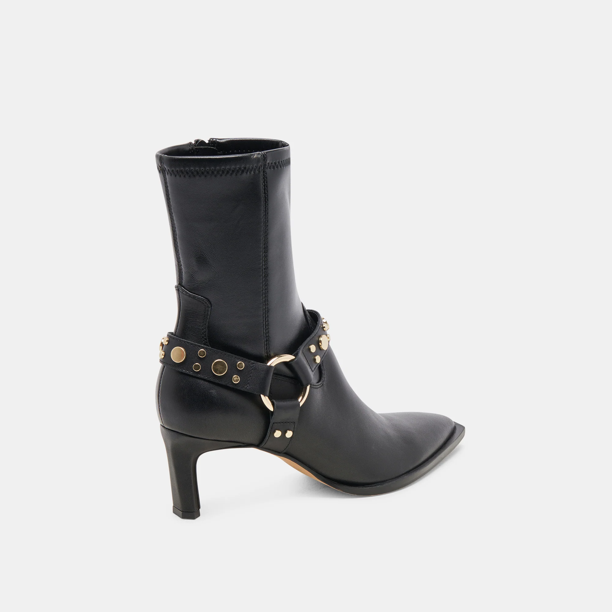 ARYA STUD BLACK LEATHER - Image 3