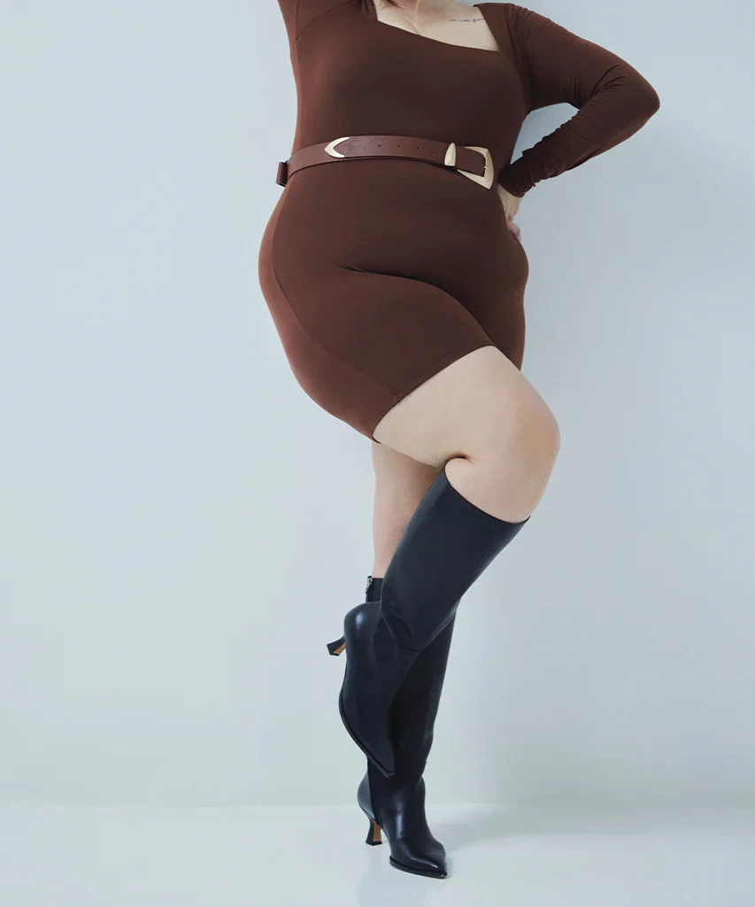 AUGGIE EXTRA WIDE CALF BLACK LEATHER - Image 5