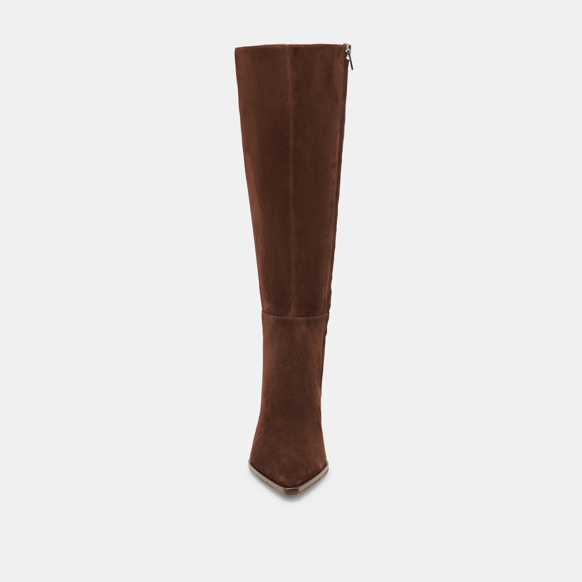 AUGGIE WIDE CALF DARK BROWN SUEDE - Image 12