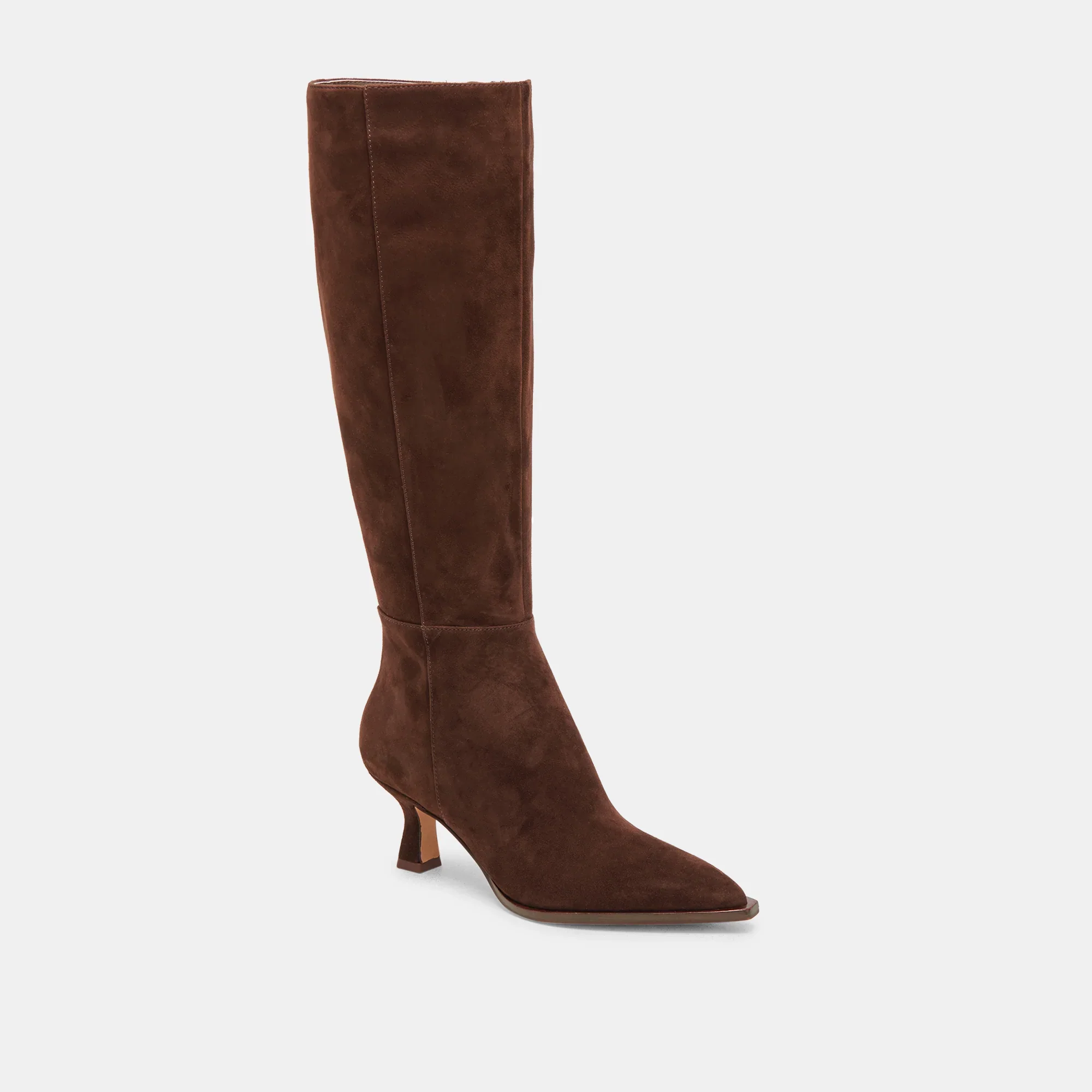 AUGGIE WIDE CALF DARK BROWN SUEDE - Image 3