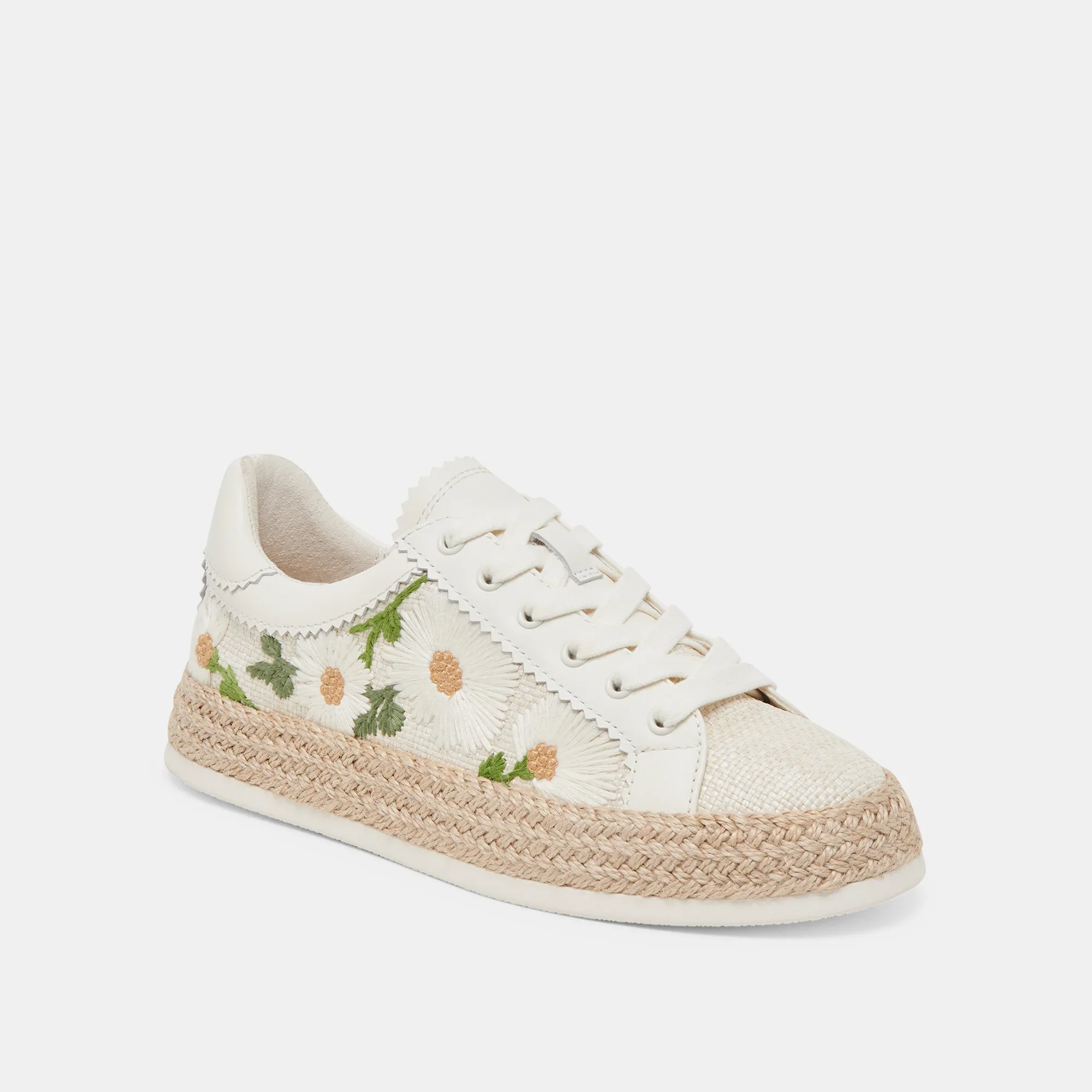 AZALIA WHITE FLORAL RAFFIA - Image 4