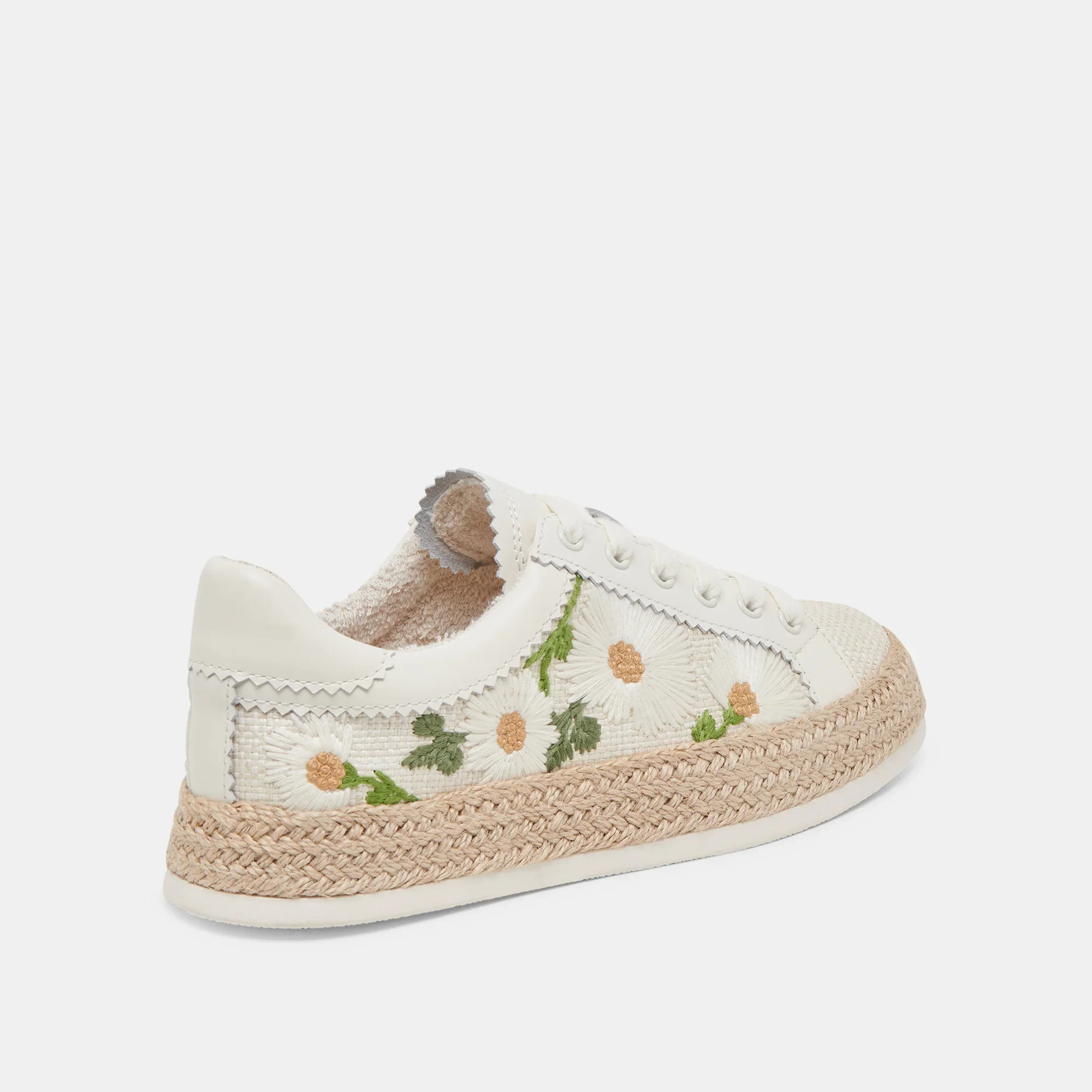 AZALIA WHITE FLORAL RAFFIA - Image 7