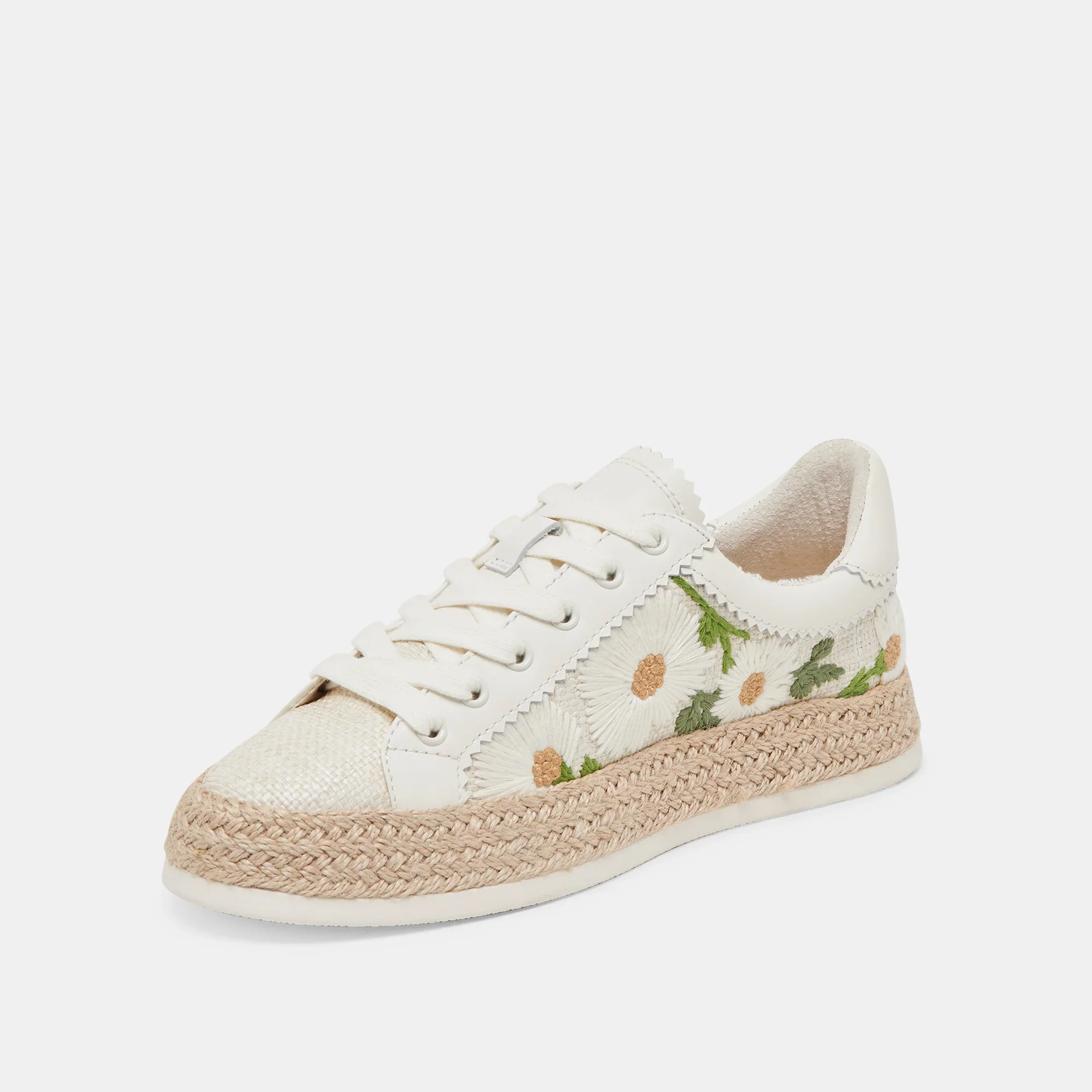 AZALIA WHITE FLORAL RAFFIA - Image 8