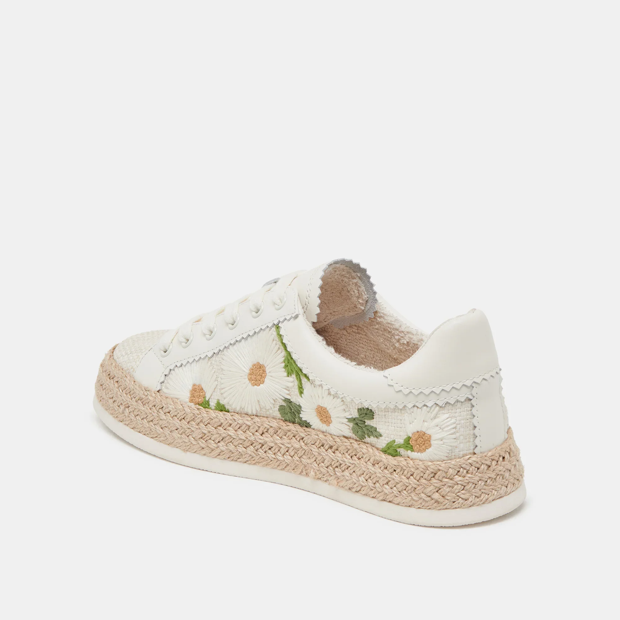 AZALIA WHITE FLORAL RAFFIA - Image 9