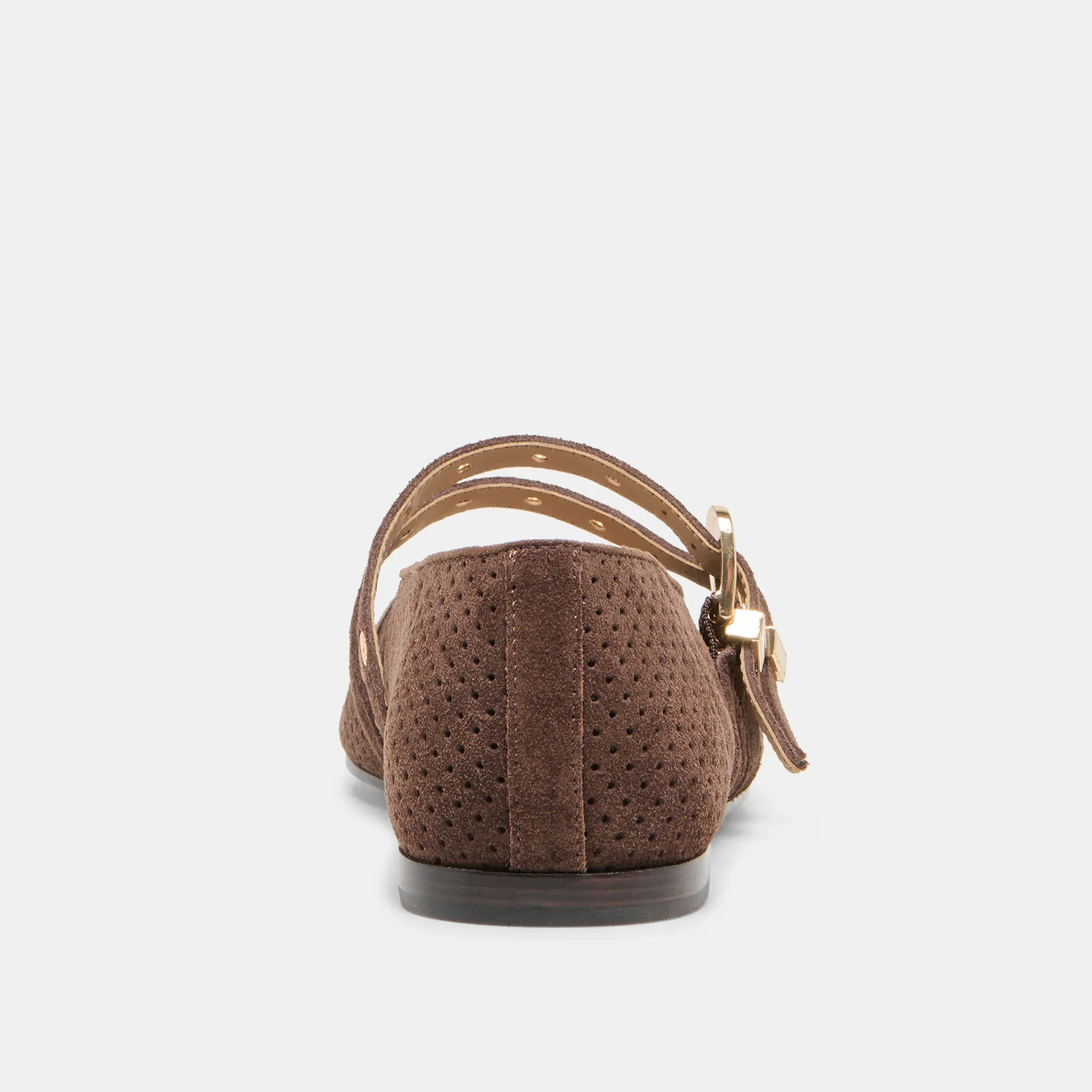 BAYLEE GROMMET DARK BROWN SUEDE - Image 10