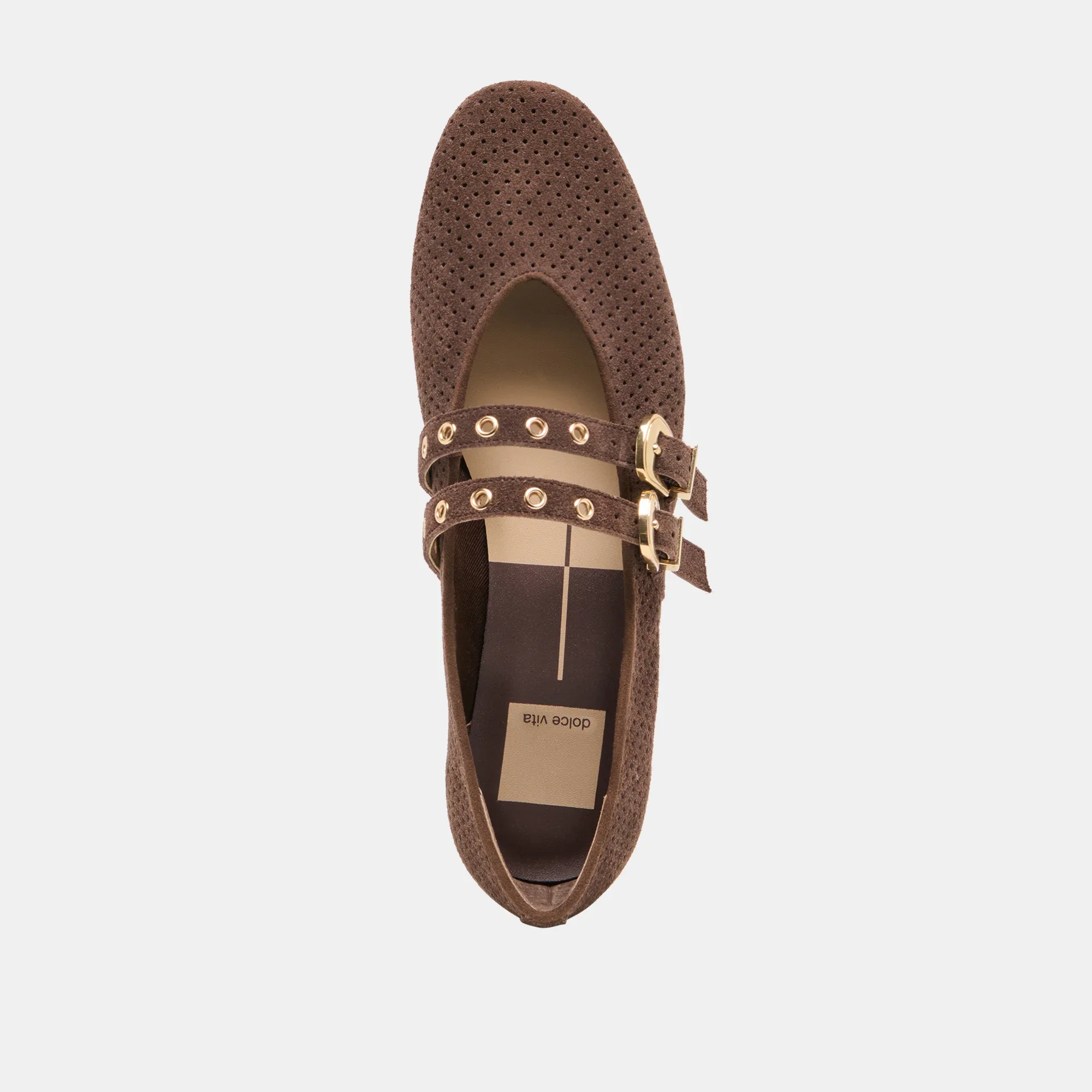 BAYLEE GROMMET DARK BROWN SUEDE - Image 11