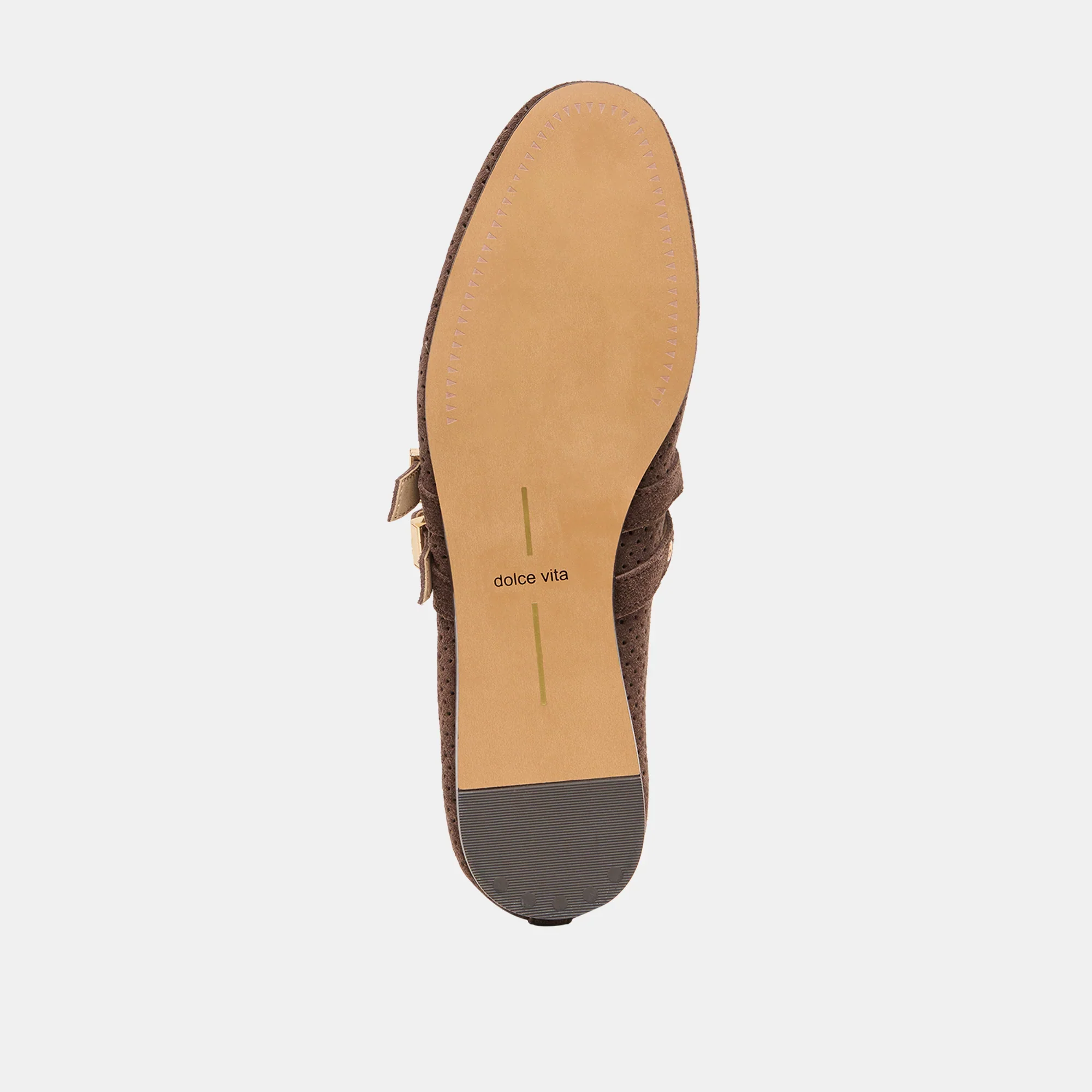 BAYLEE GROMMET DARK BROWN SUEDE - Image 12
