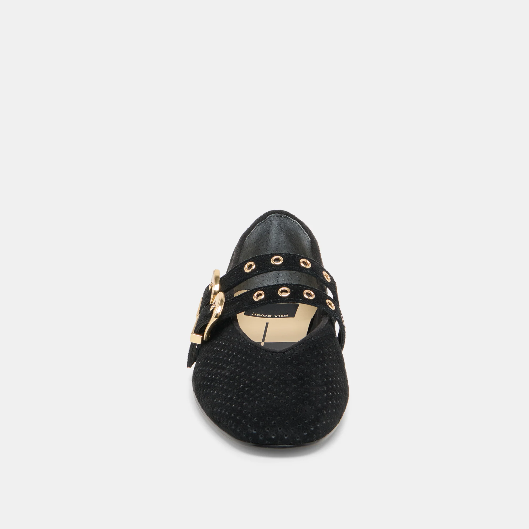 BAYLEE GROMMET ONYX PERF SUEDE - Image 6