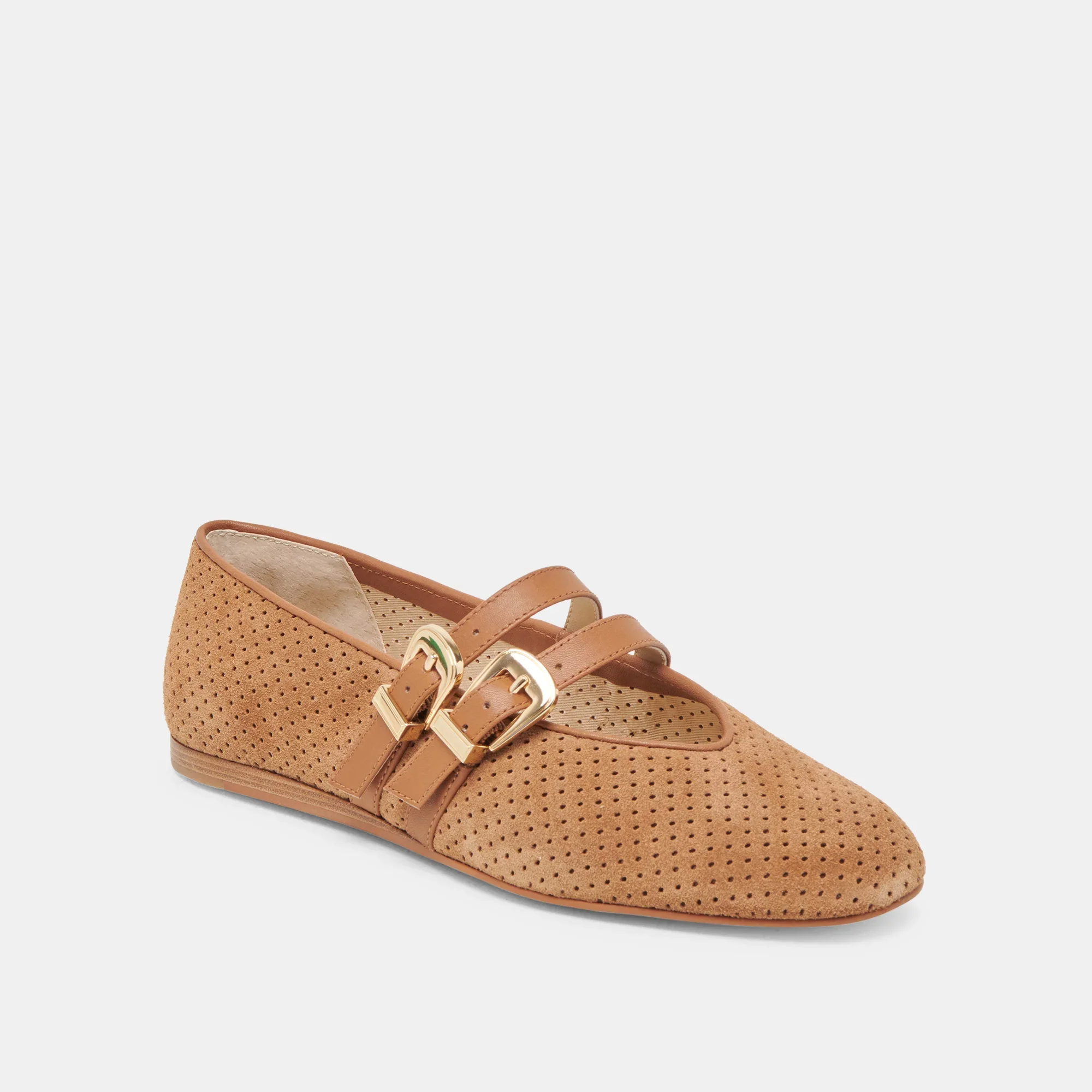 BAYLEE PECAN PERF SUEDE - Image 3