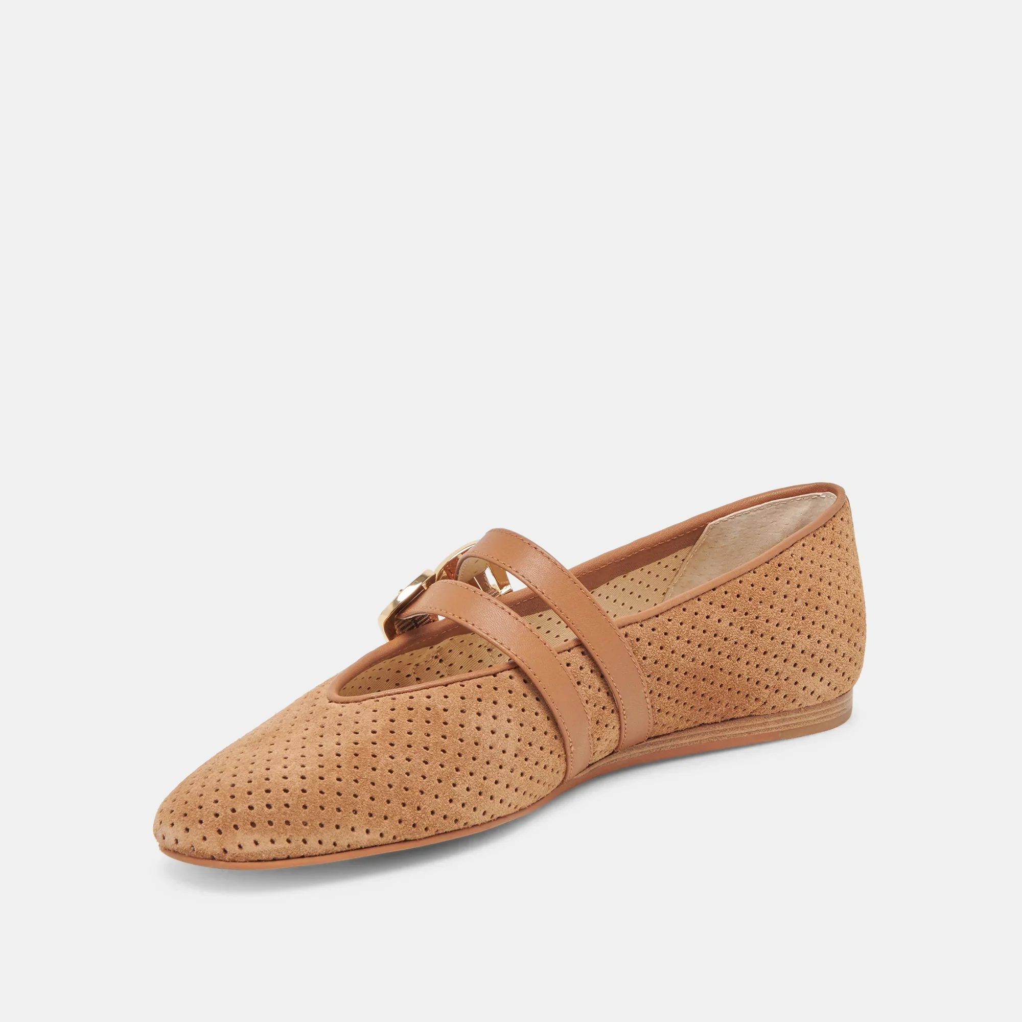 BAYLEE PECAN PERF SUEDE - Image 6