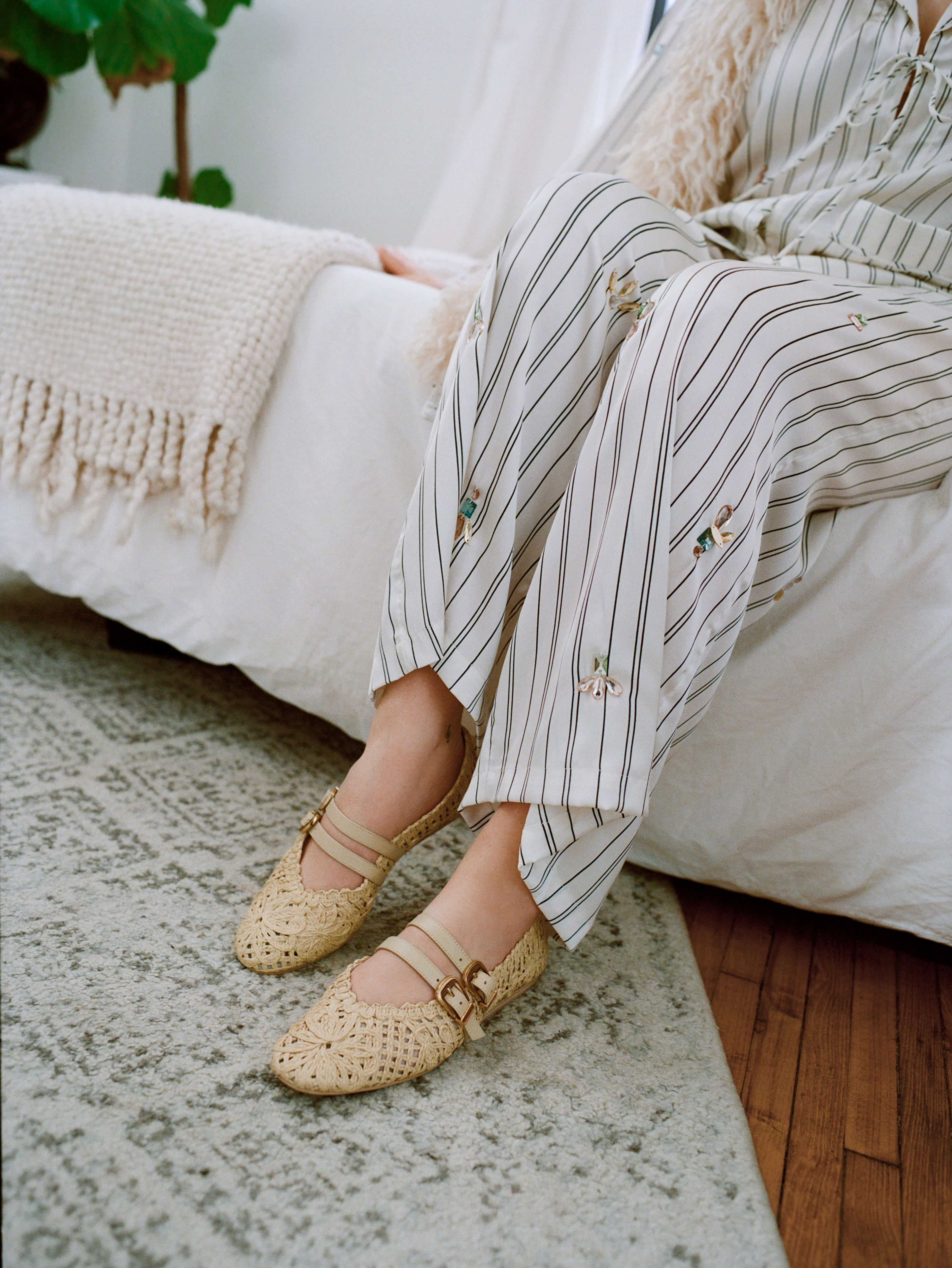 BAYLEE SUNFLOWER LT NATURAL MACRAME - Image 4