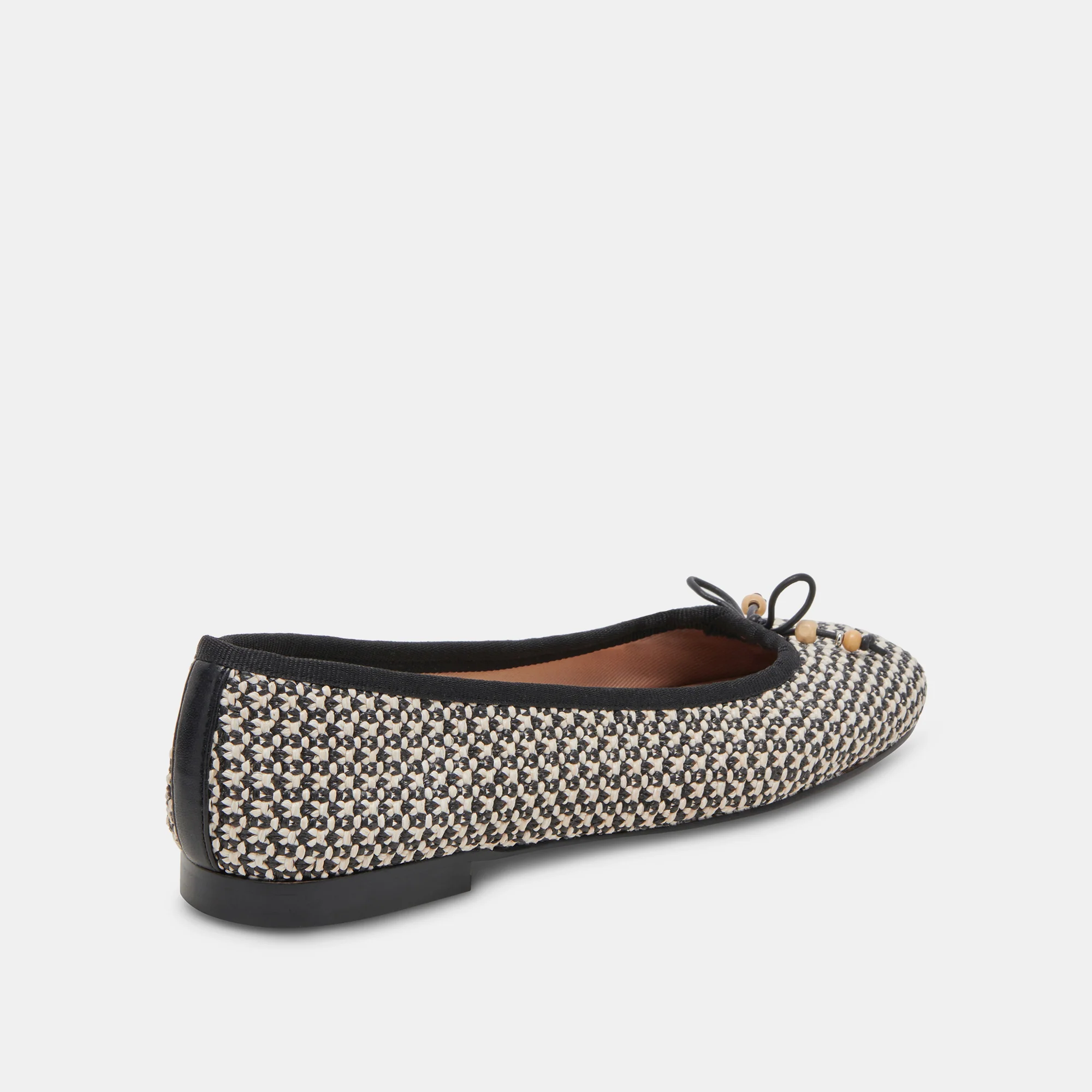 CACY BLACK/WHITE RAFFIA - Image 3