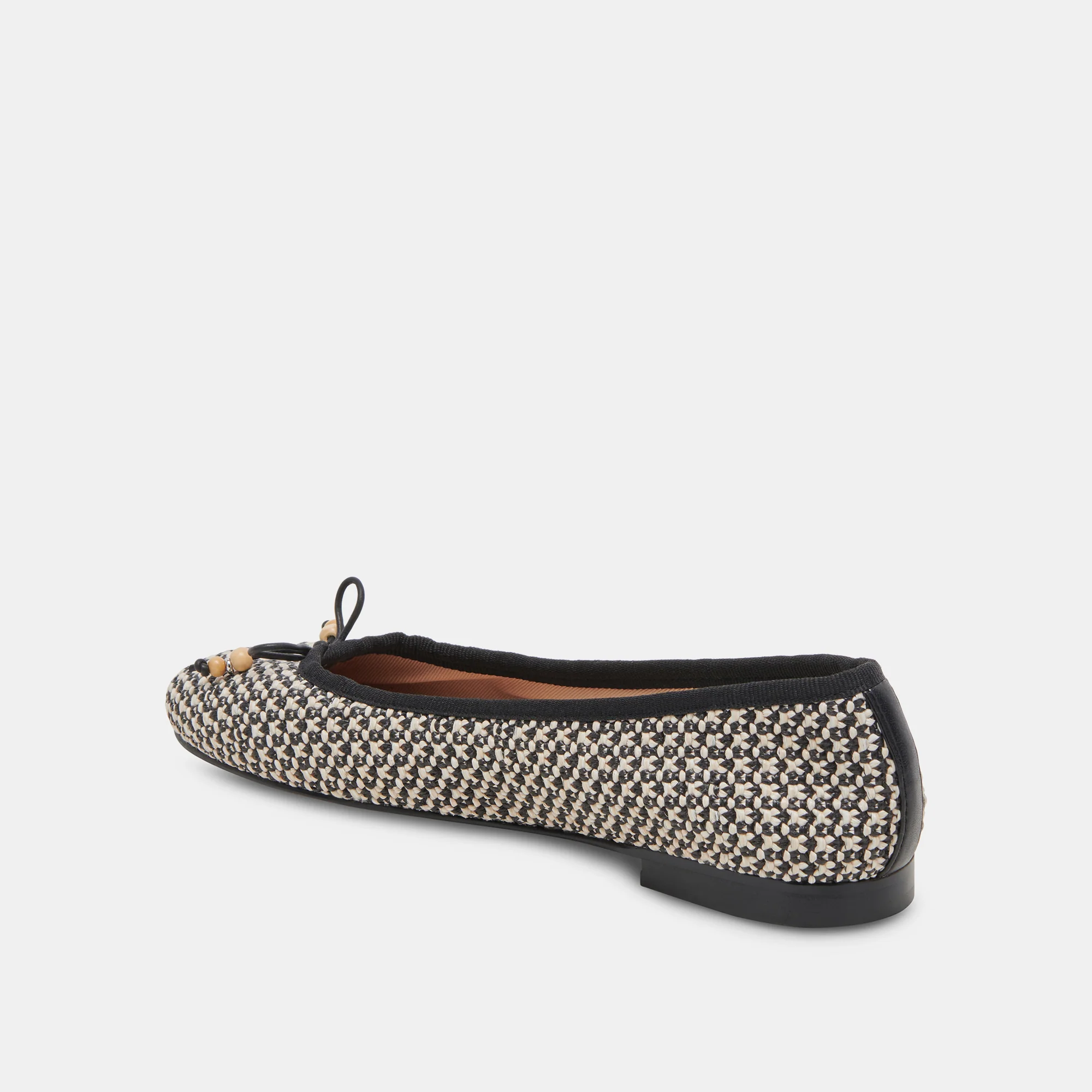 CACY BLACK/WHITE RAFFIA - Image 5