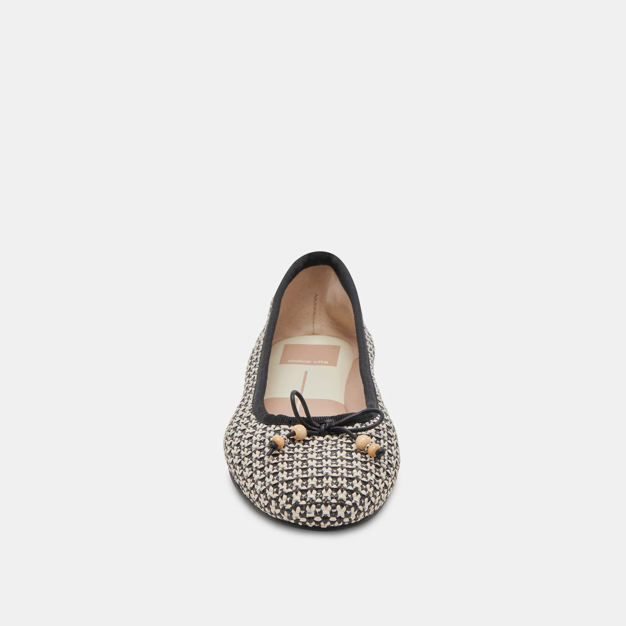 CACY BLACK/WHITE RAFFIA - Image 6