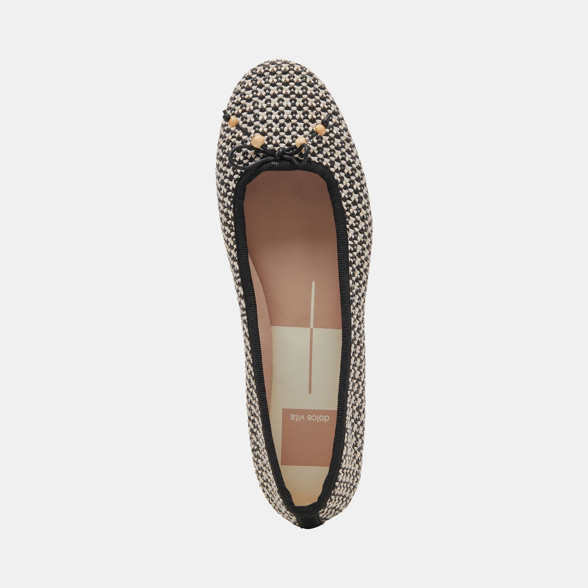CACY BLACK/WHITE RAFFIA - Image 8