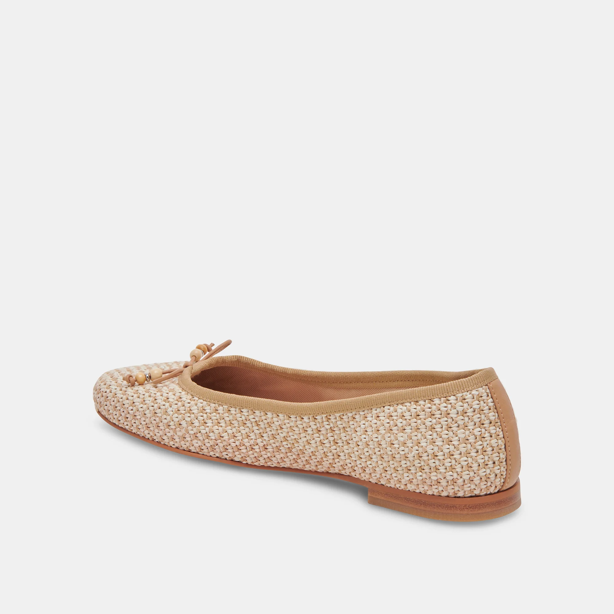 CACY WHITE/NATURAL RAFFIA - Image 5