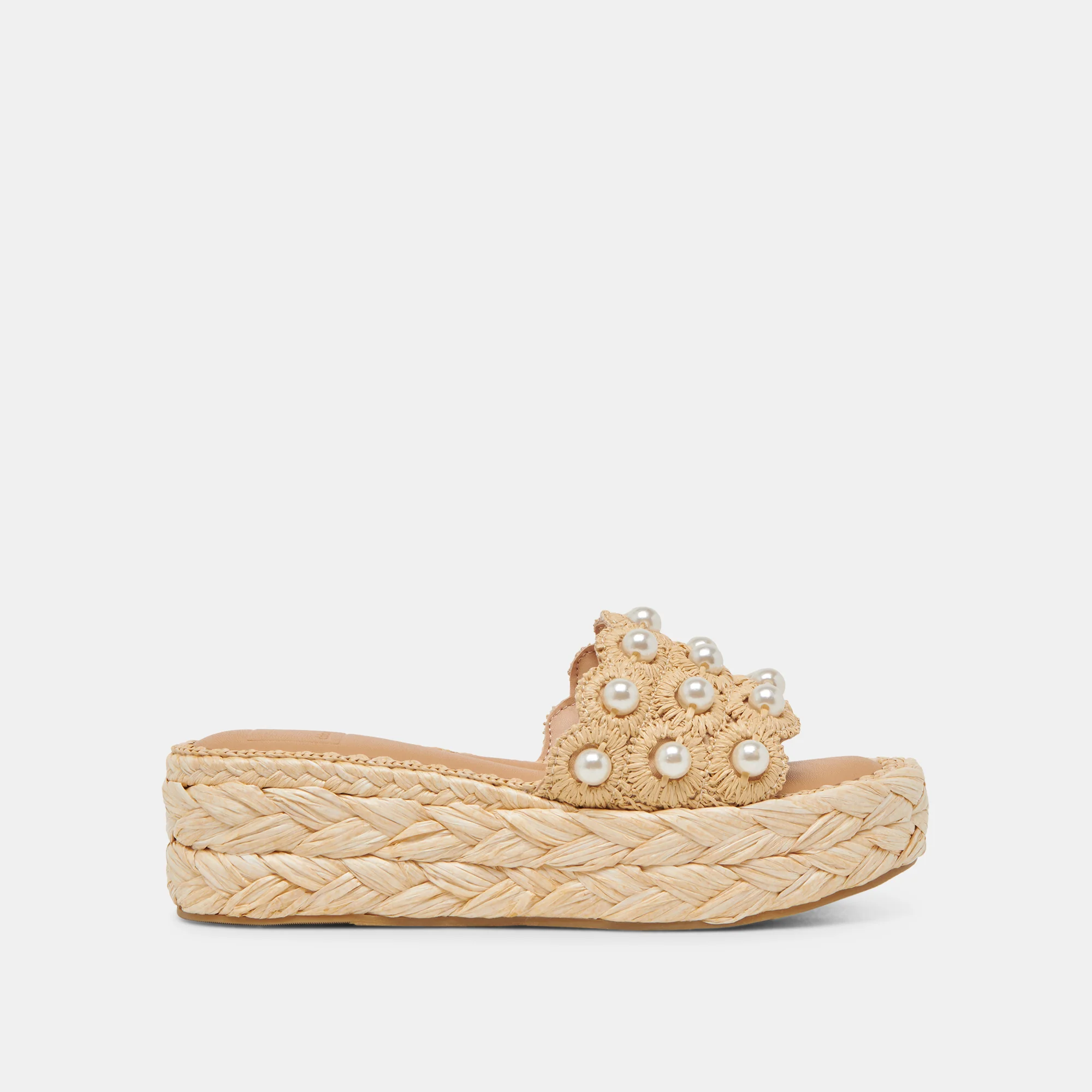 CAPER PEARL LT NATURAL RAFFIA