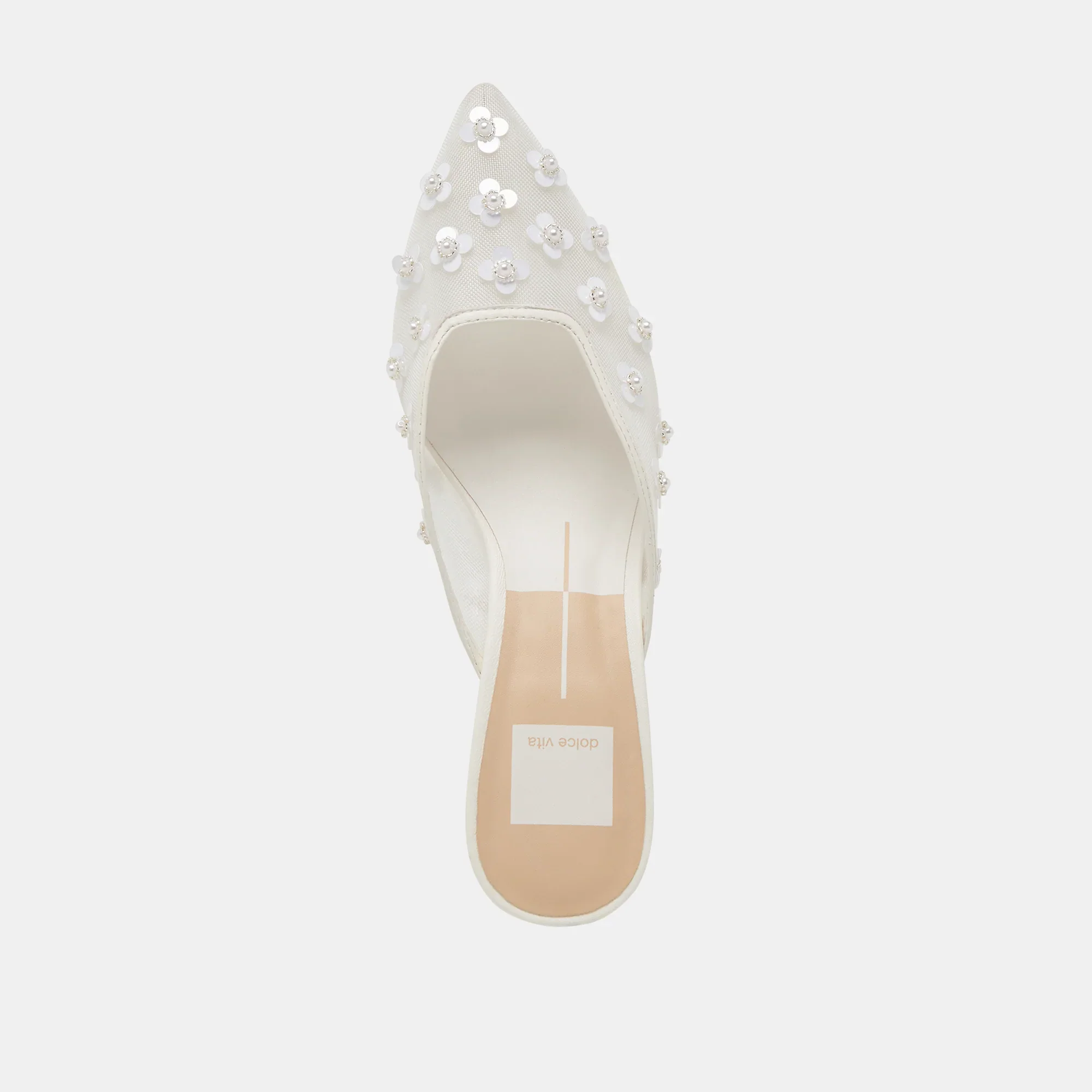 CLARA PEARL WHITE MESH - Image 13