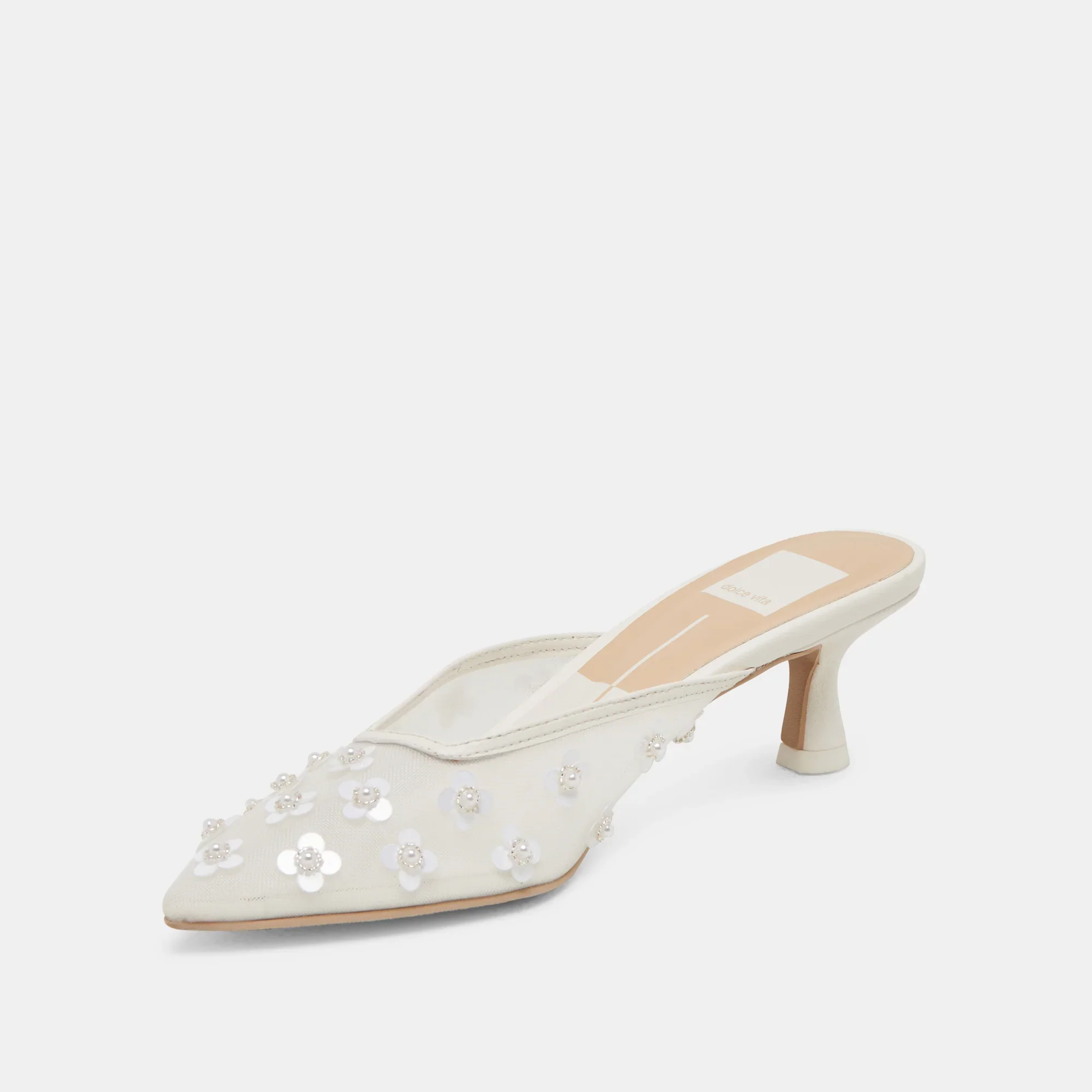 CLARA PEARL WHITE MESH - Image 7