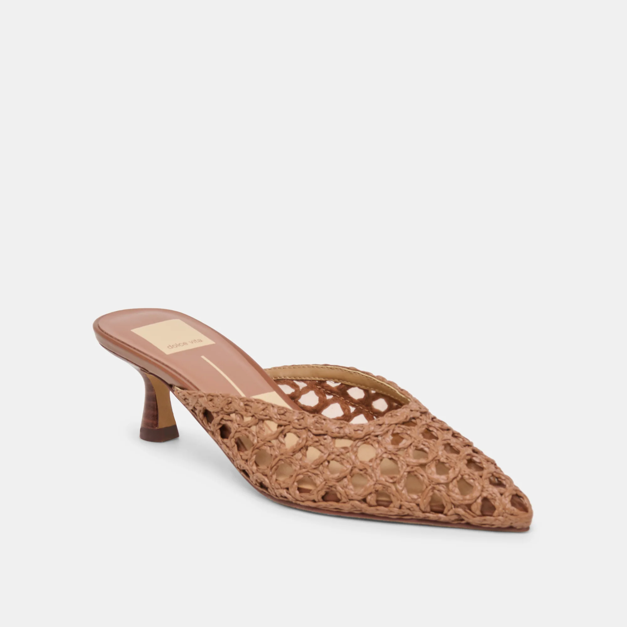 CLEO LOOP MID BROWN RAFFIA - Image 2
