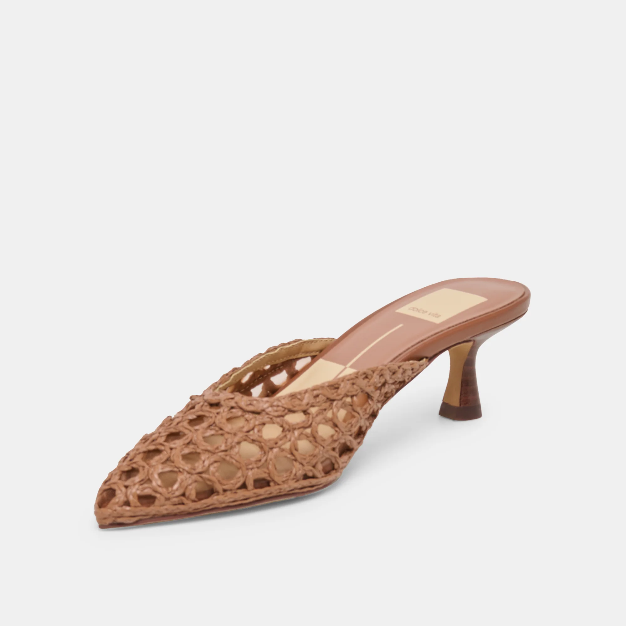 CLEO LOOP MID BROWN RAFFIA - Image 4