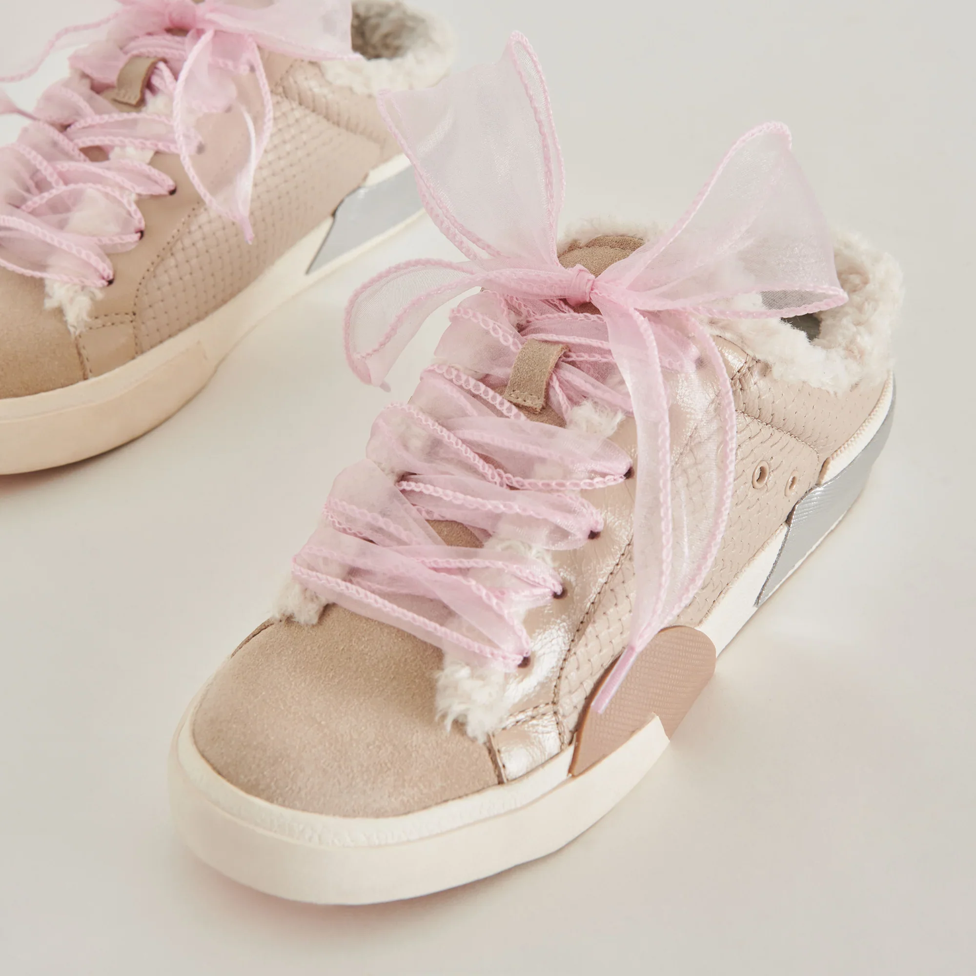 CURLY ORGANZA LACE PINK - Image 3