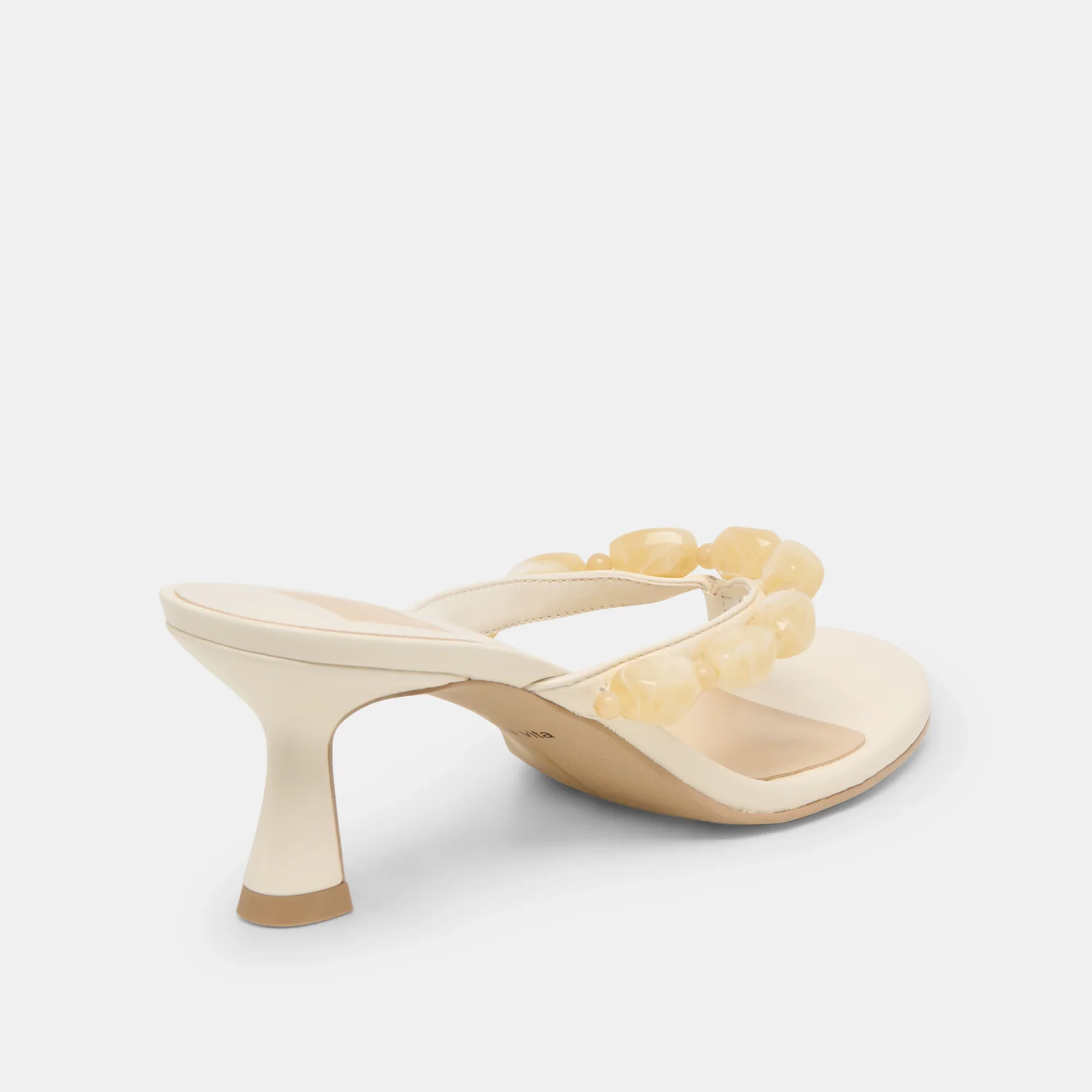 DAKSIE OFF WHITE LEATHER - Image 3