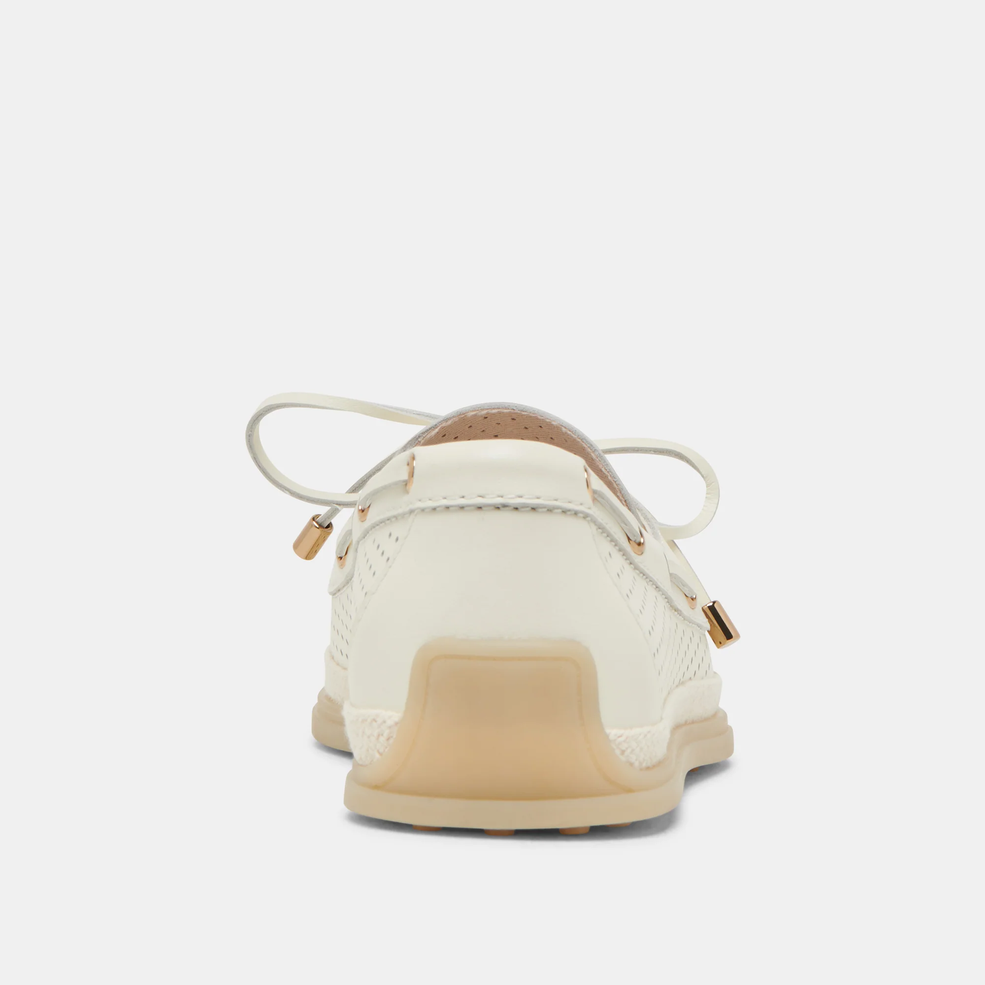 DORIS PERF OFF WHITE LEATHER - Image 7
