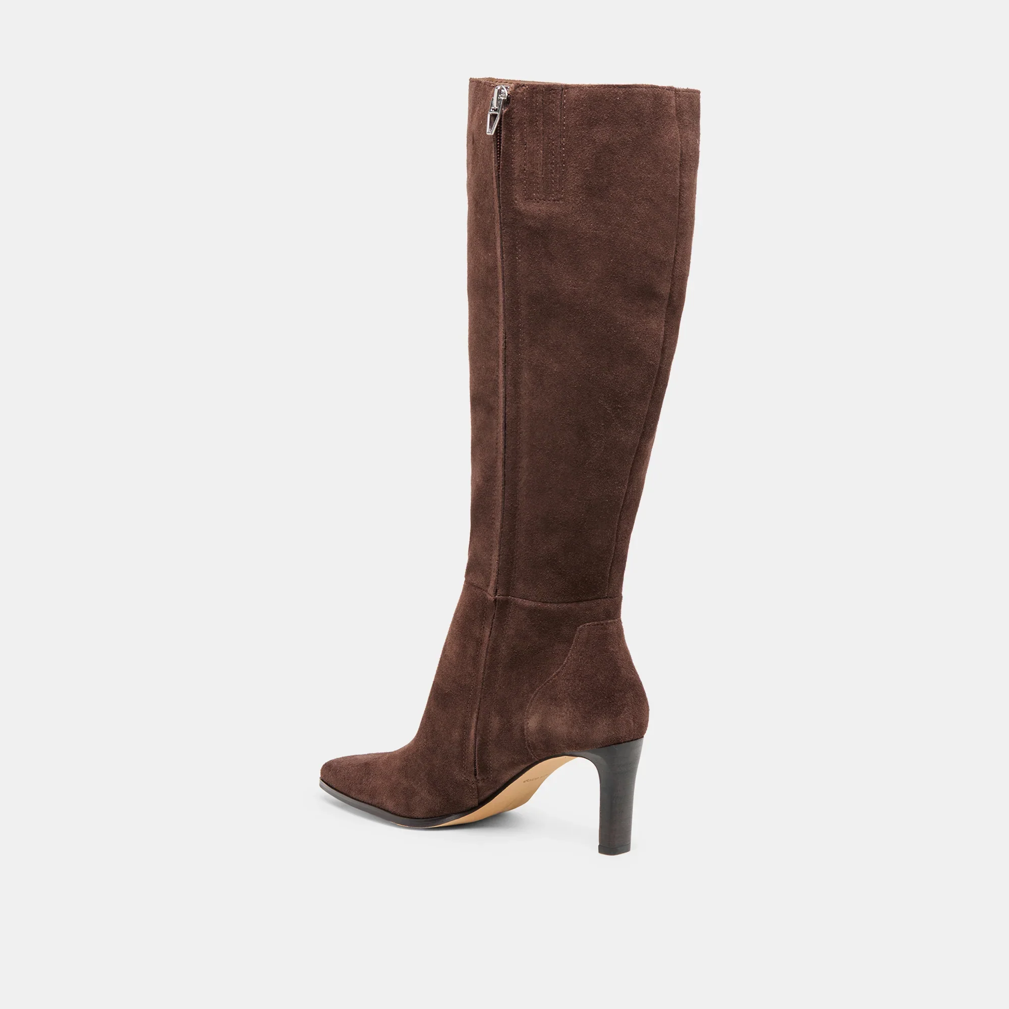 EMMI EXTRA WIDE CALF DARK BROWN SUEDE - Image 11