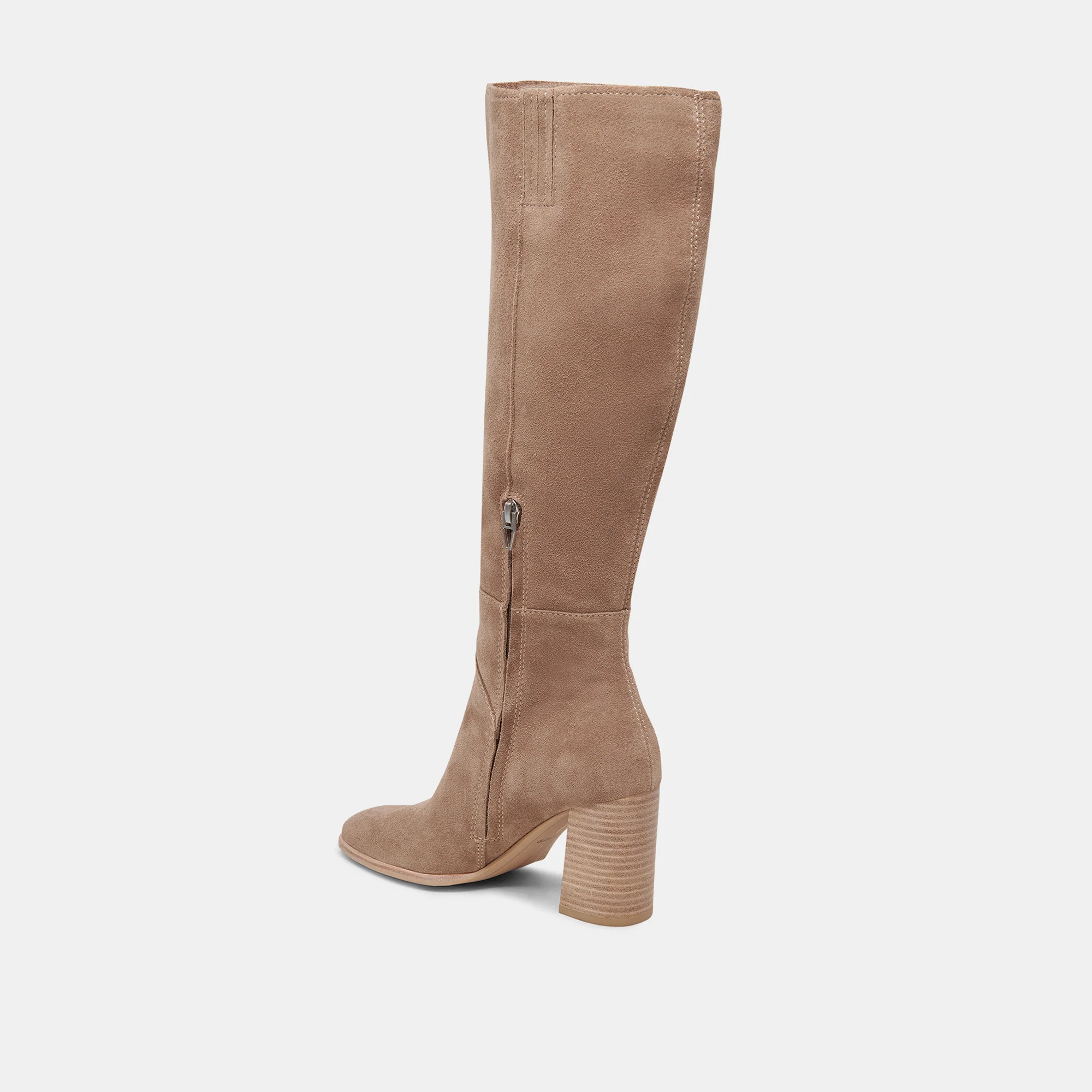 FYNN WIDE CALF TRUFFLE SUEDE - Image 9