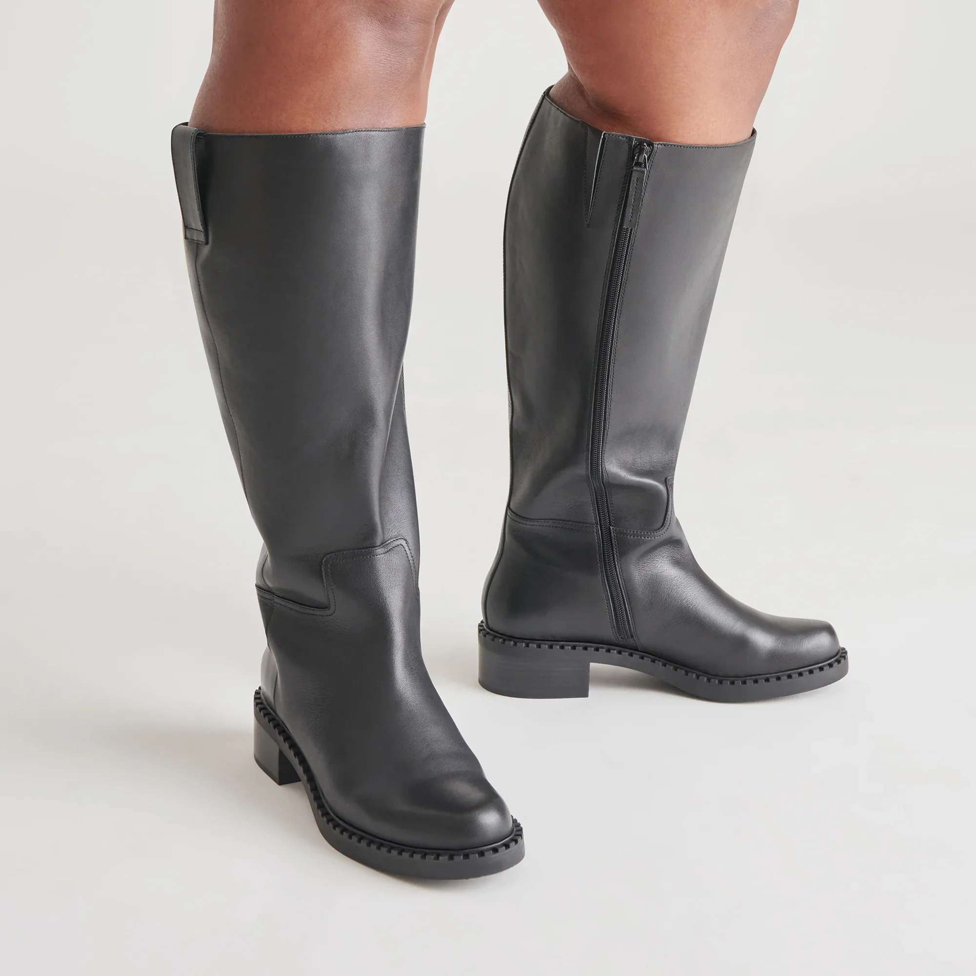 GLORY H2O EXTRA WIDE CALF BLACK LEATHER - Image 2