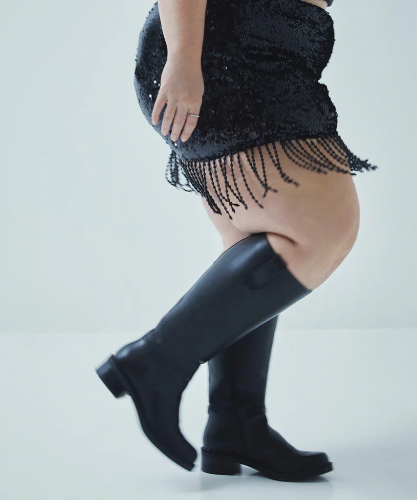 GLORY H2O EXTRA WIDE CALF BLACK LEATHER - Image 8
