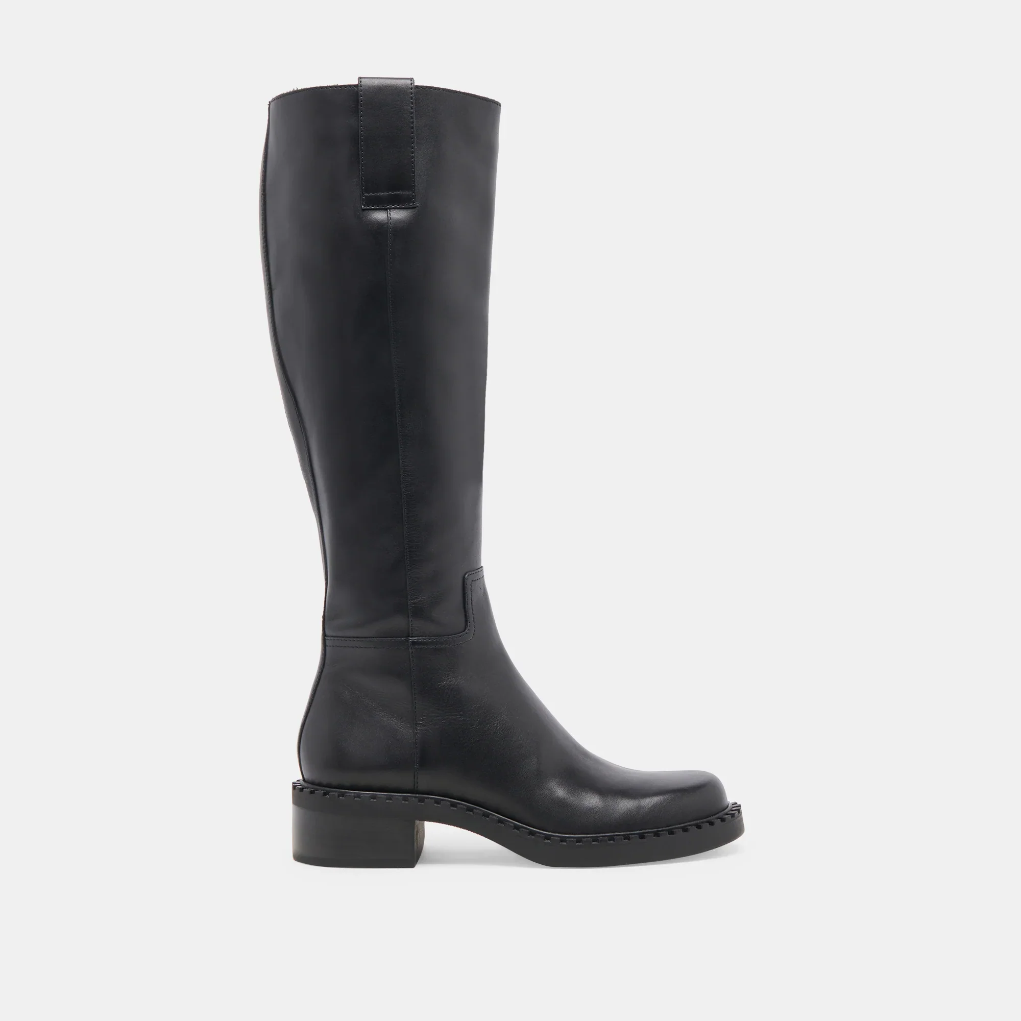 GLORY H2O WIDE CALF BLACK LEATHER