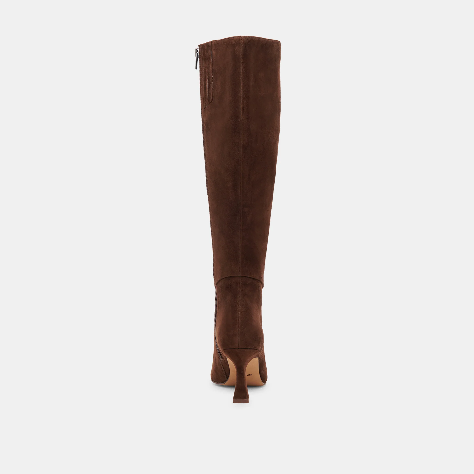 GYRA WIDE CALF DARK BROWN SUEDE - Image 12