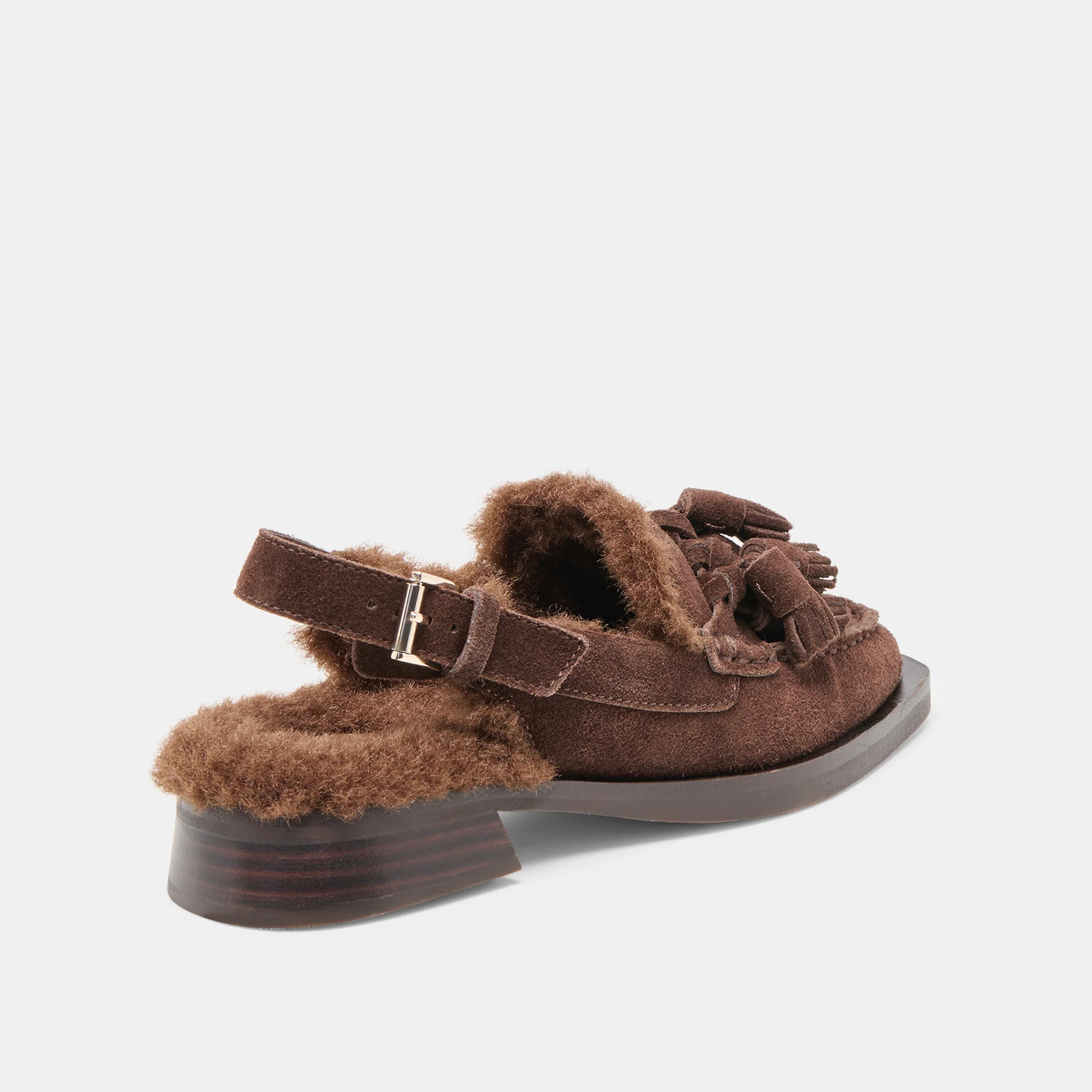 HAMLIT PLUSH DARK BROWN SUEDE - Image 5