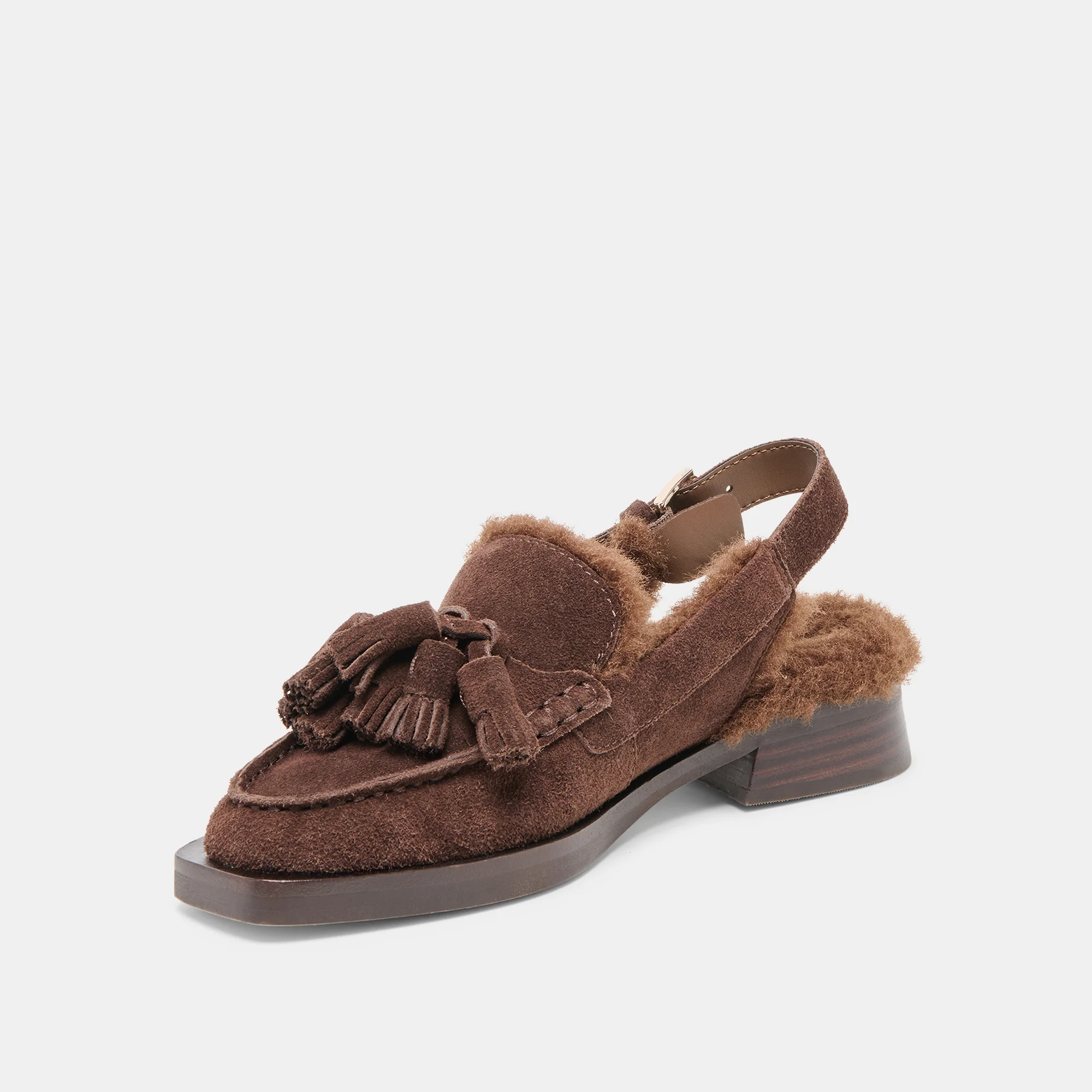 HAMLIT PLUSH DARK BROWN SUEDE - Image 7