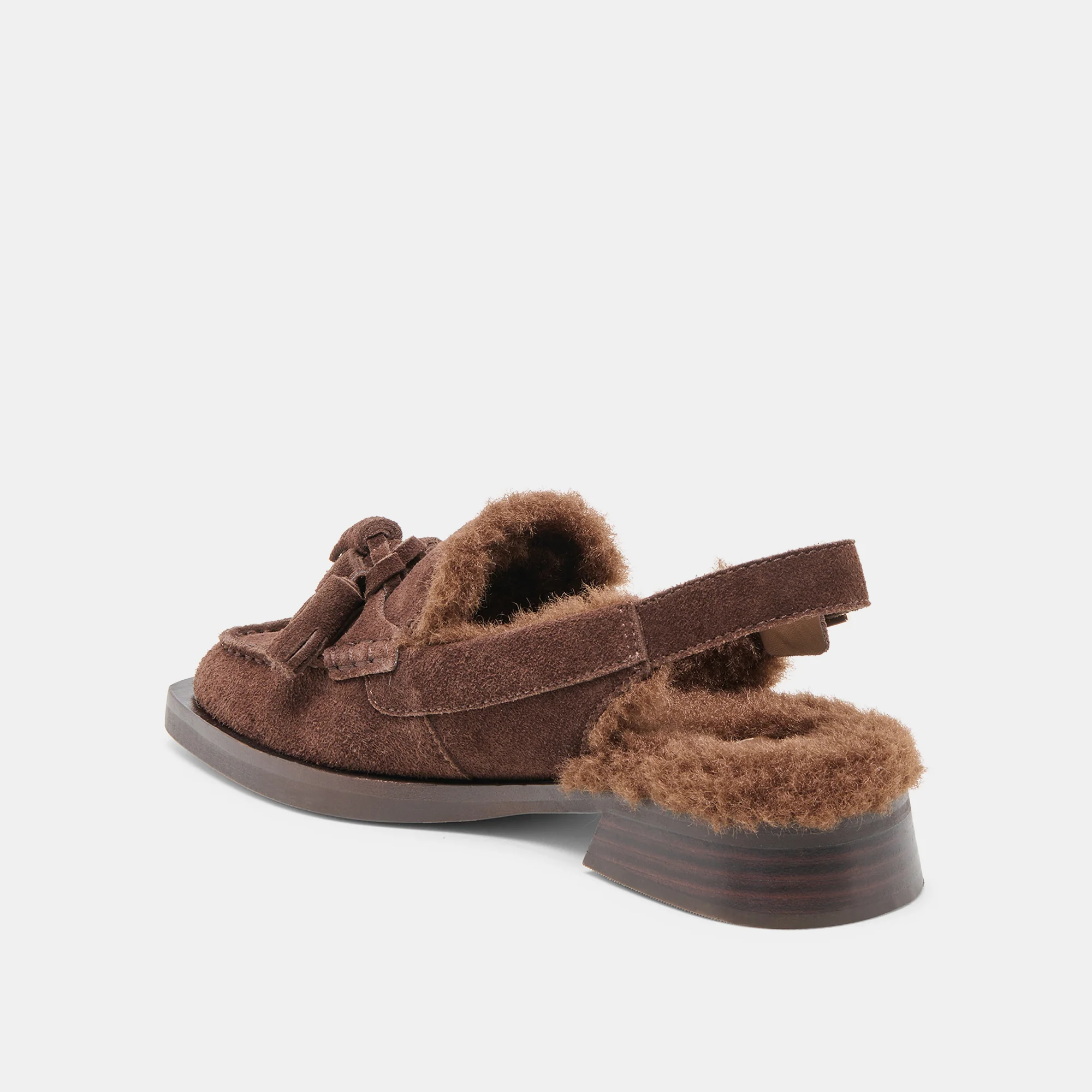 HAMLIT PLUSH DARK BROWN SUEDE - Image 8