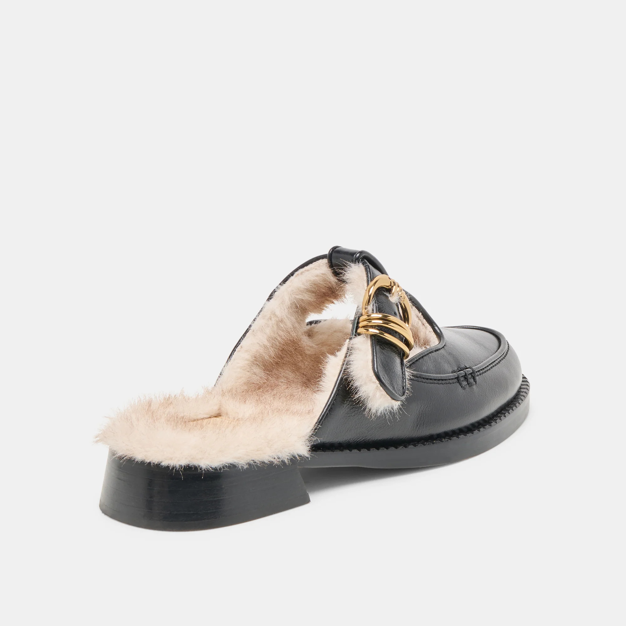 HARLAH PLUSH BLACK LEATHER - Image 3