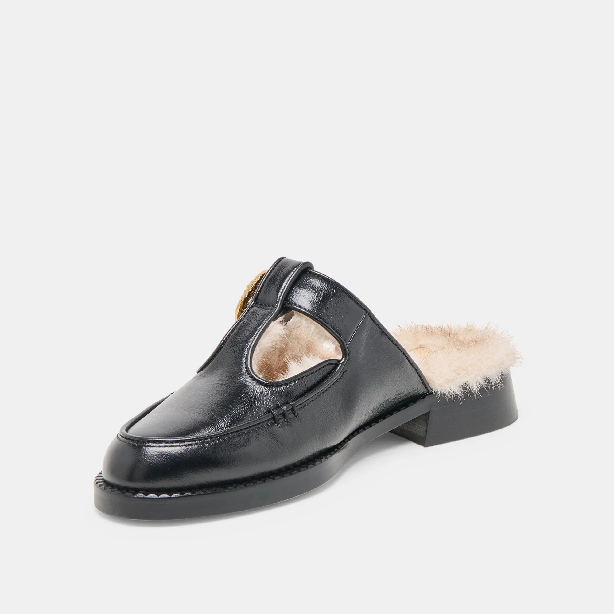 HARLAH PLUSH BLACK LEATHER - Image 4