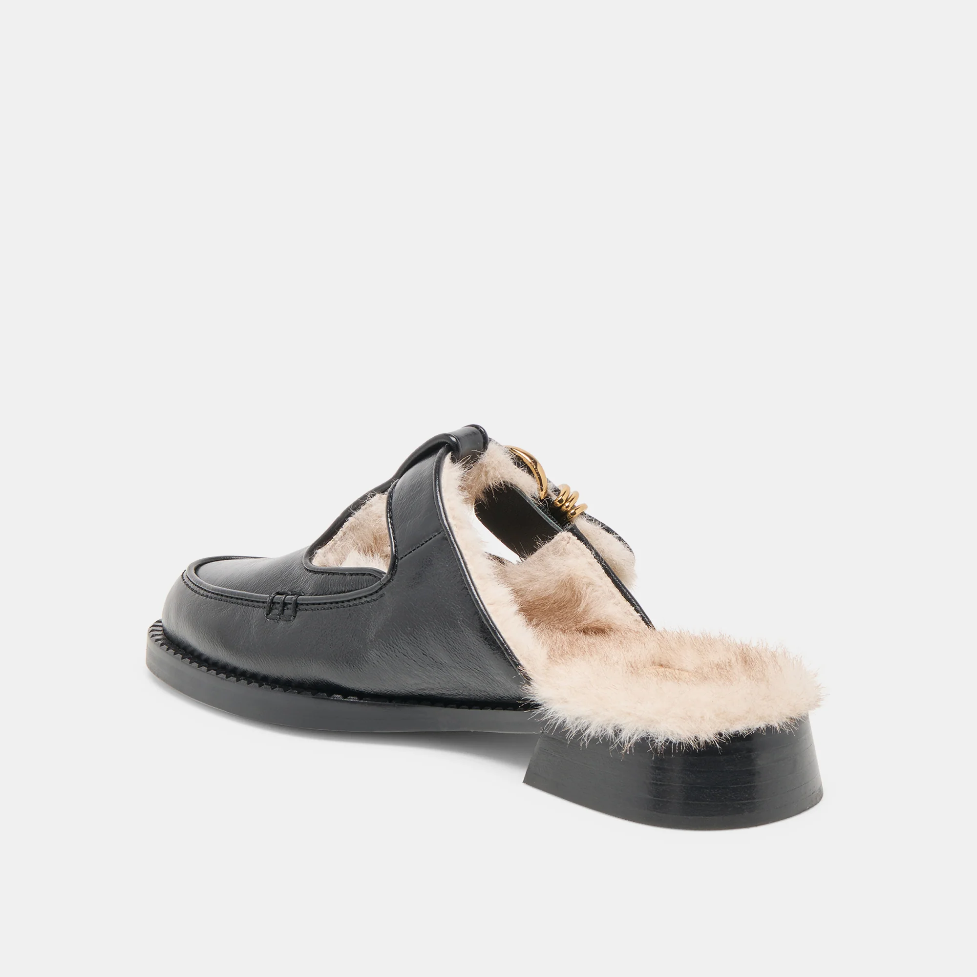 HARLAH PLUSH BLACK LEATHER - Image 5